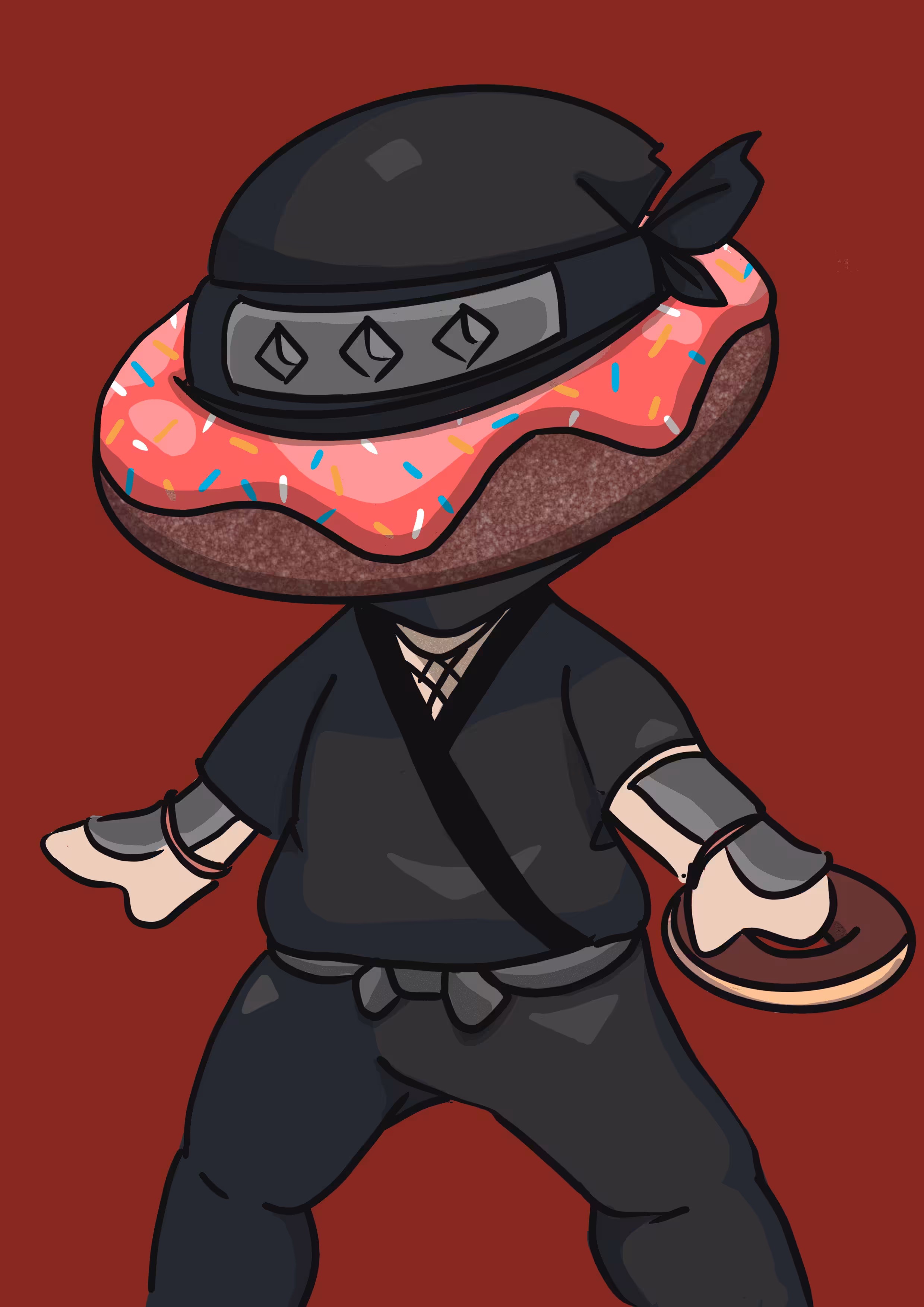 Crypto Ninja meets Donuts #001