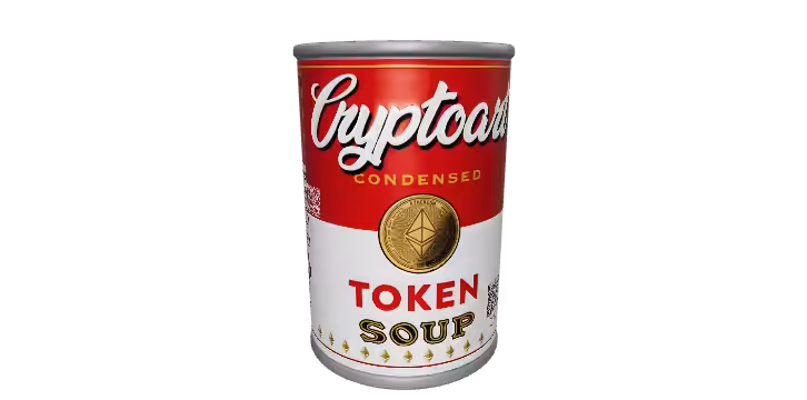 Cryptoart: Token Soup 3D object