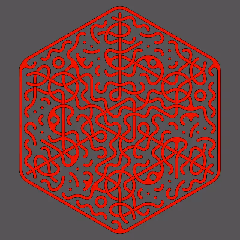Threefold Symmetry - Dark Variations #47