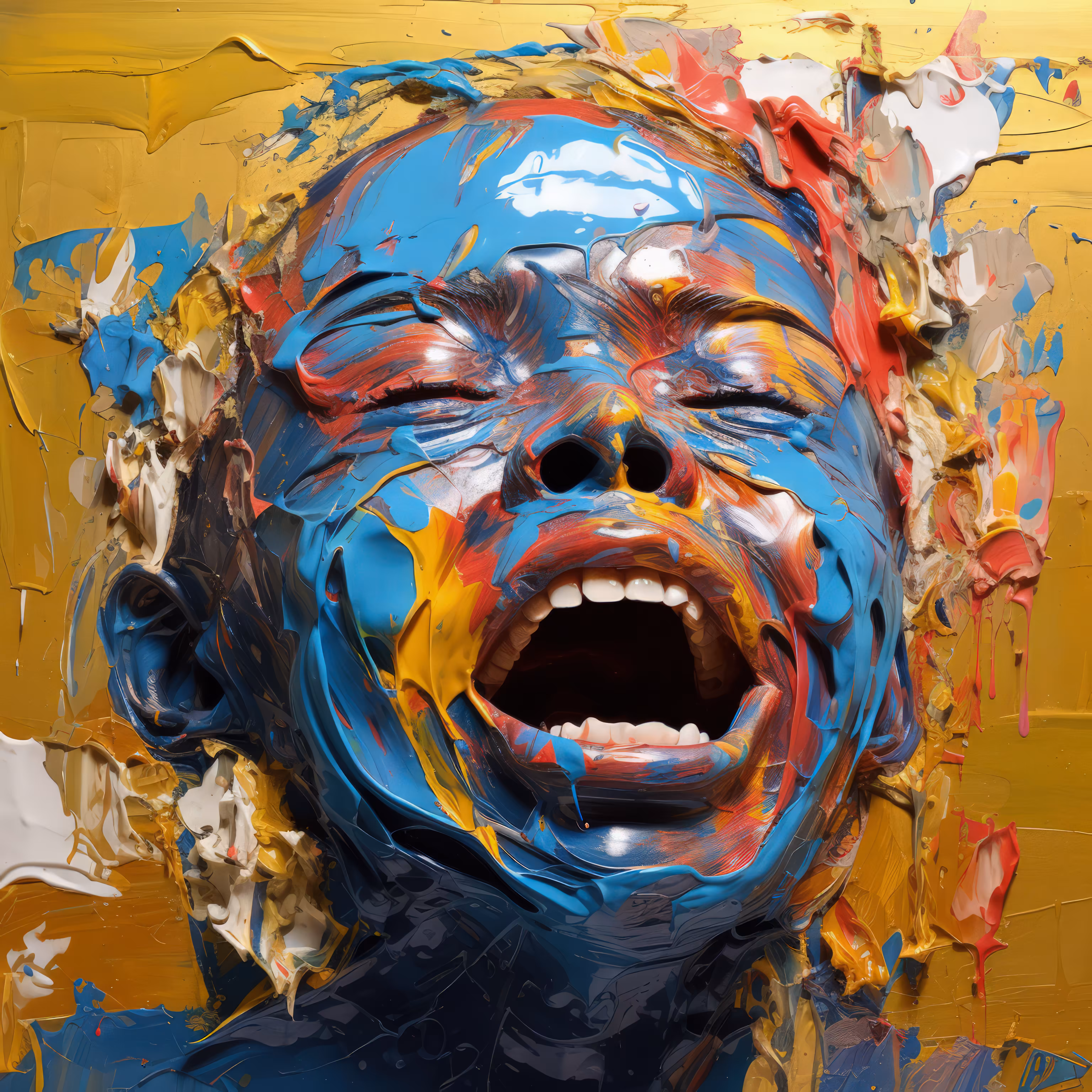 Painted Heads: #6