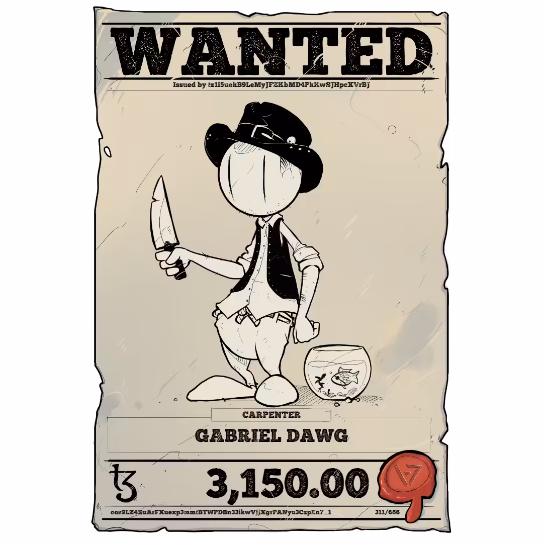 GABRIEL DAWG | TEZOS PIRATE 311/666