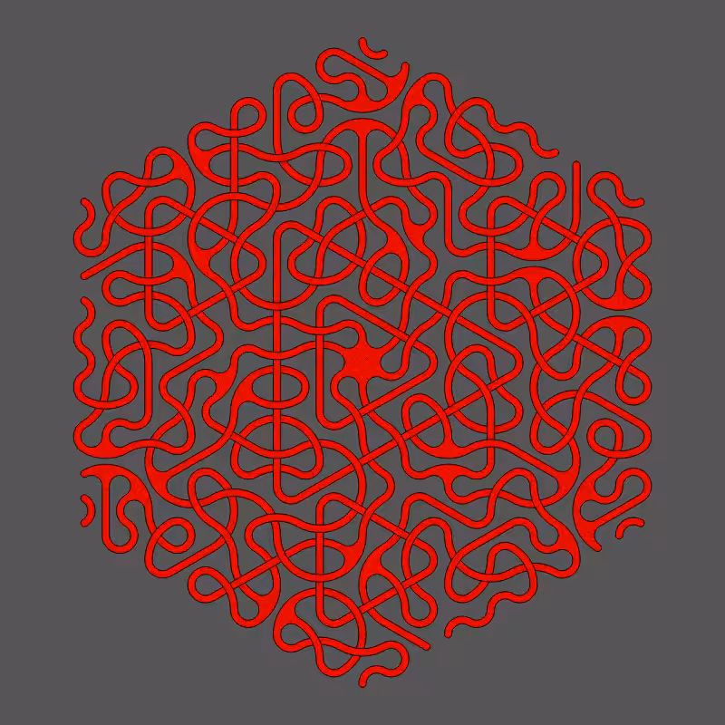 Threefold Symmetry - Dark Variations #479