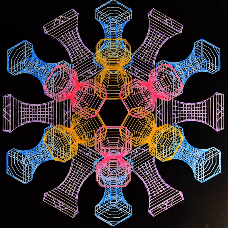 Gen-X | Generative Art | Black Square IV