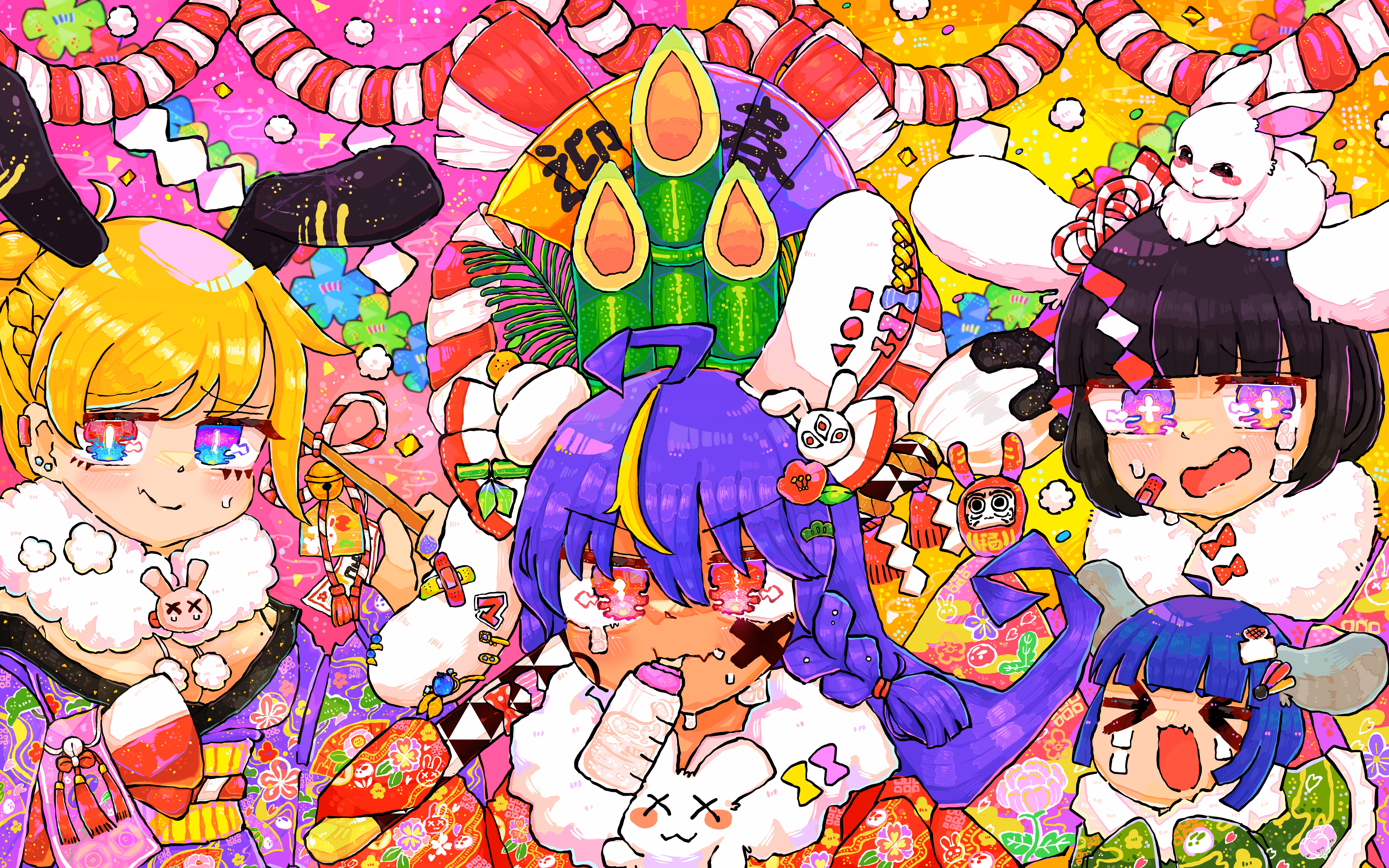 Gesyu's megaranica friends! # Happy New Year 2023!