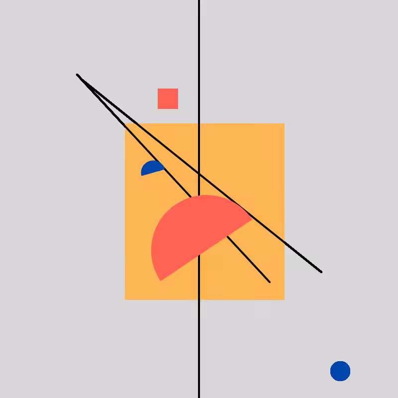 Abstract chopsticks #7
