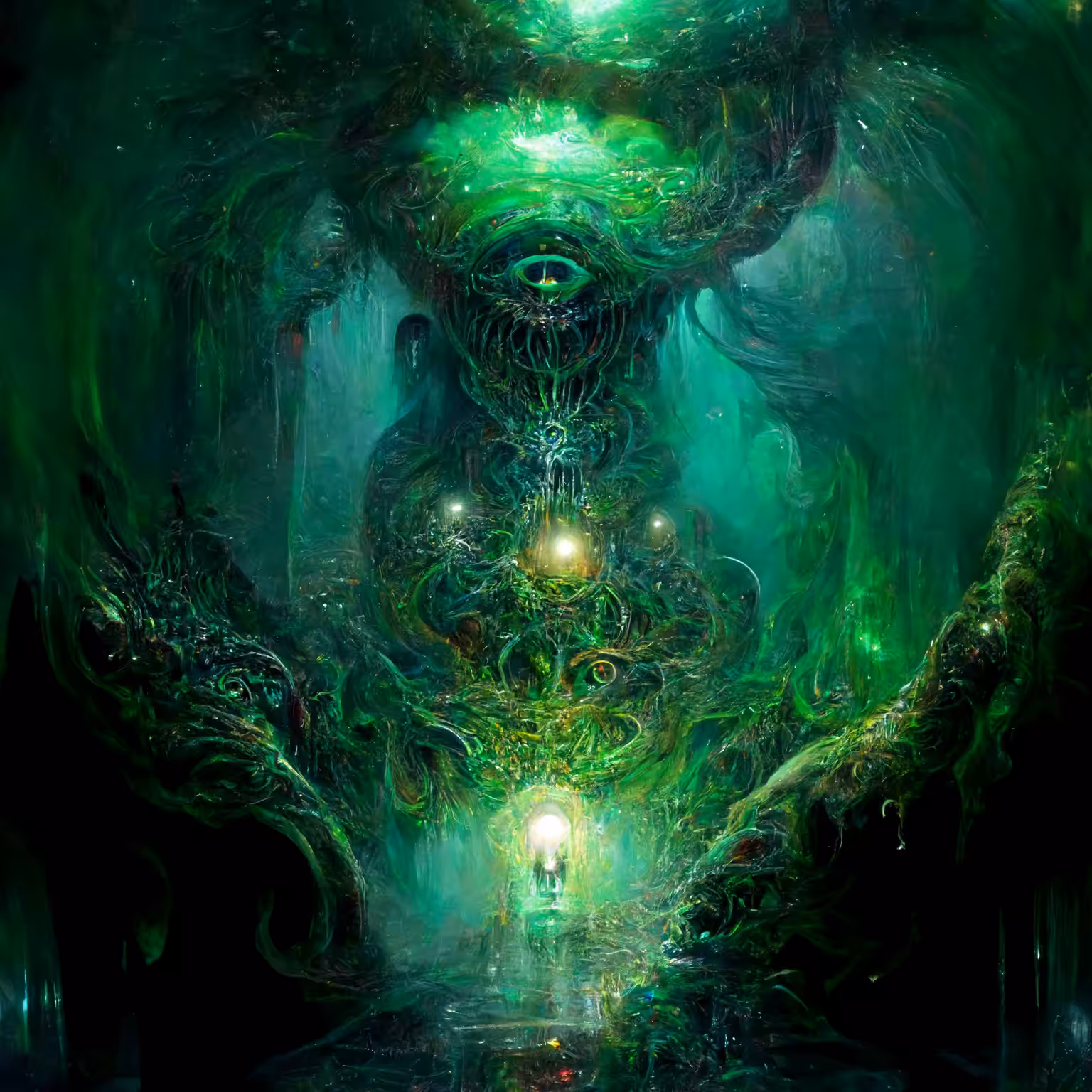 Emerald Alien Forest