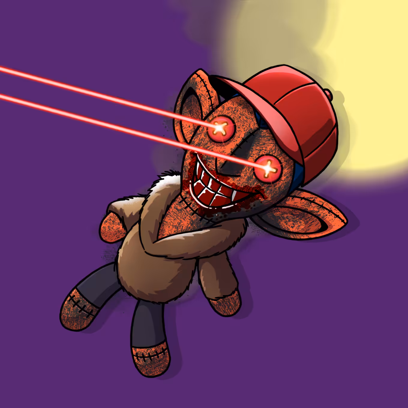 #4330 Sneaky Vampire Teddy 