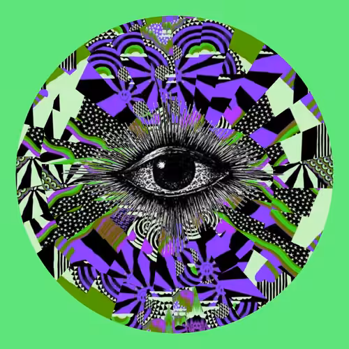 Ethereum Folk Art2: Blue rock