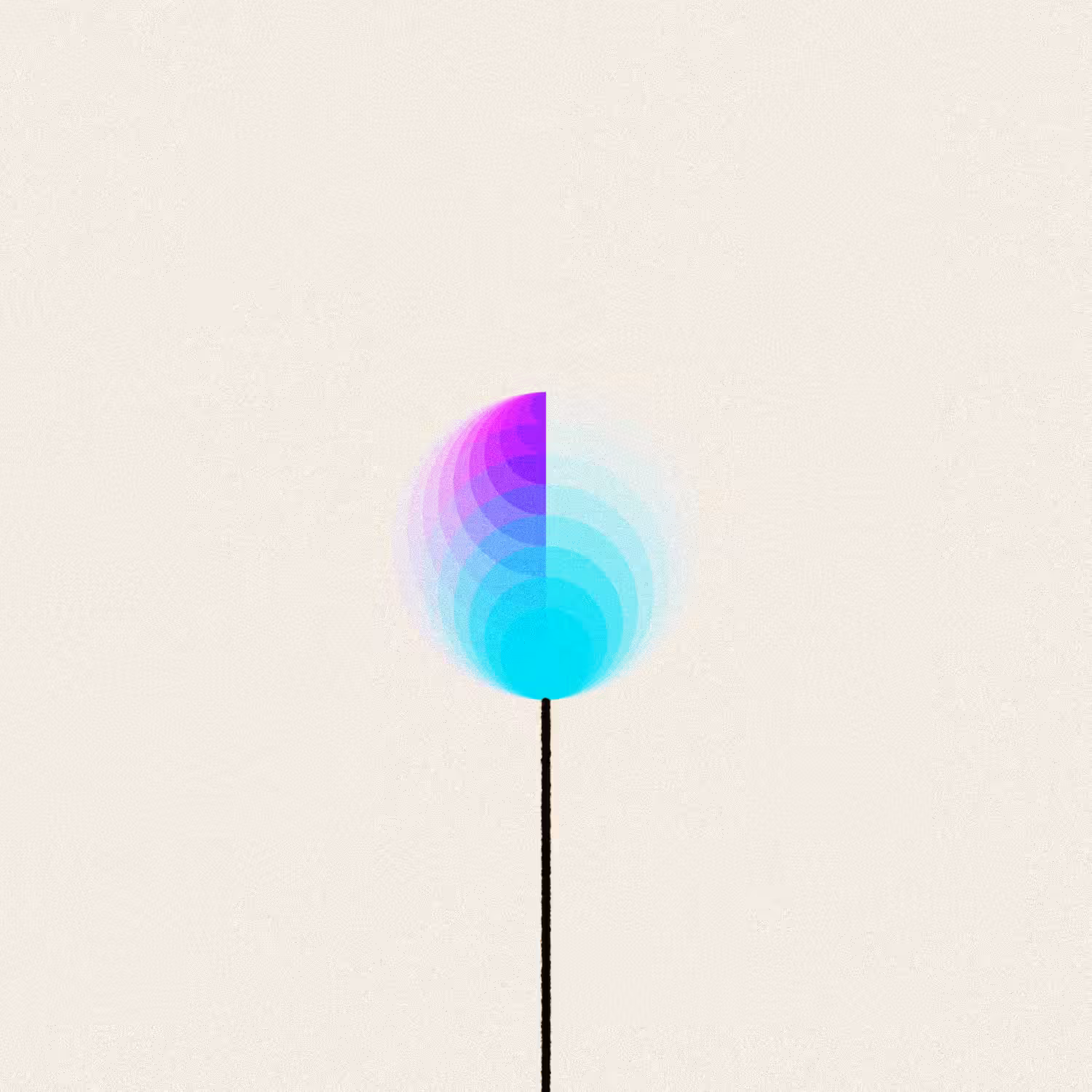 Fx(hash) Generative Birthday Candle #46