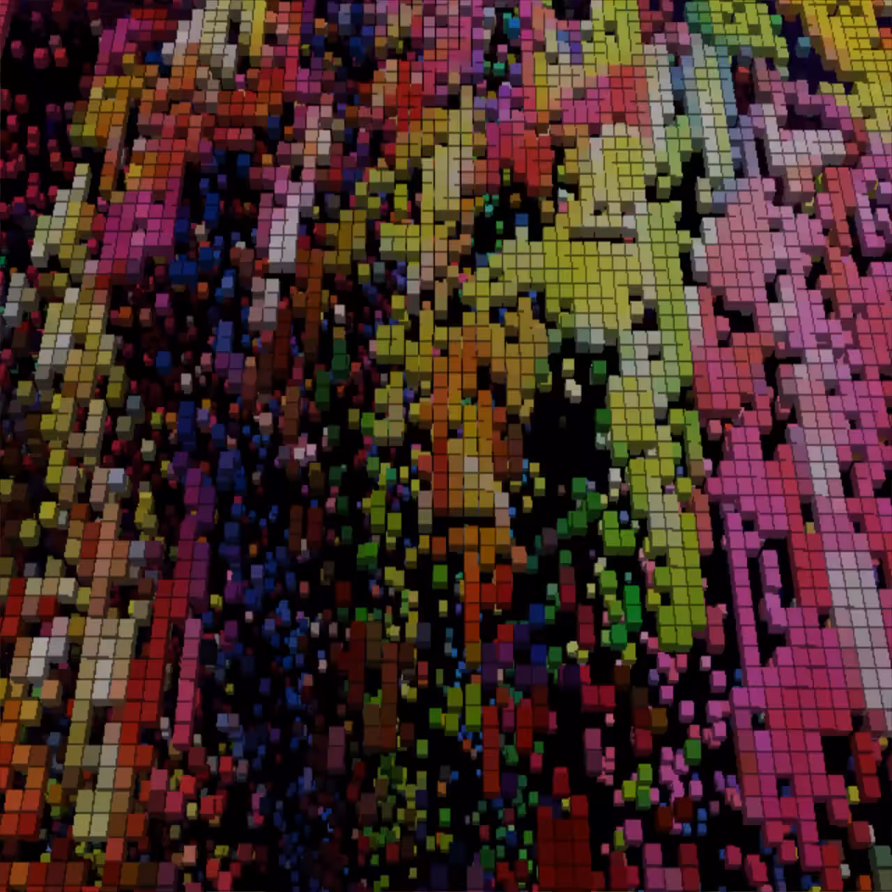 The world is a painting : Colored particles╢▓of the secret canvas ..