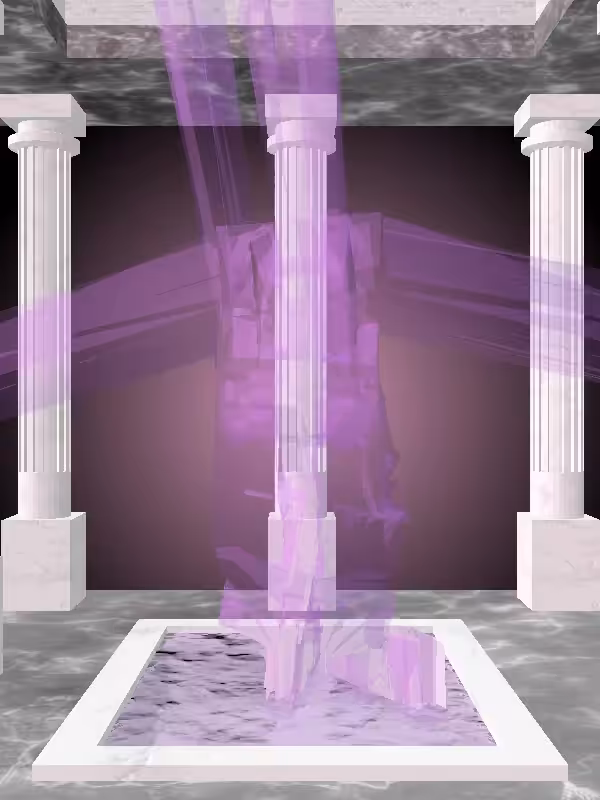 HeavenComputer: The Fading Threatening Glossy Violet Man #2087