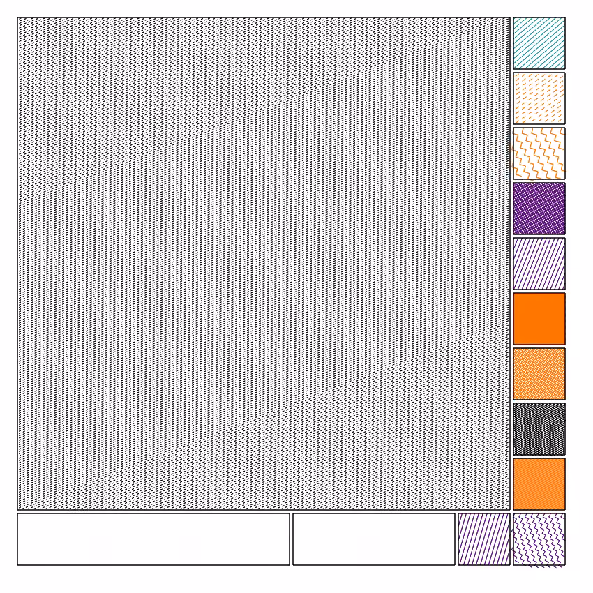 Strips layouts - Hatching #6