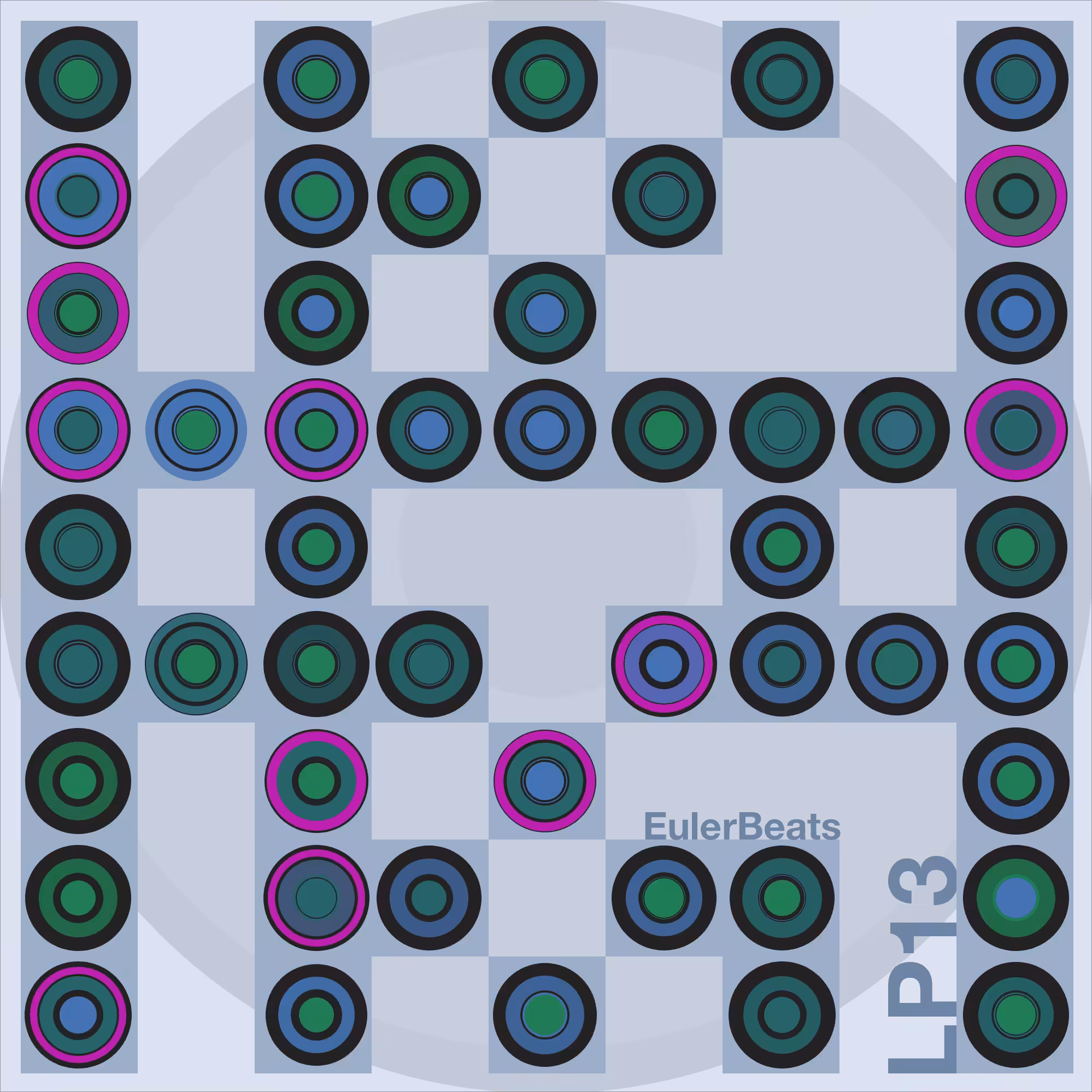 Eulerbeats LP13 Generative Cover Art: #15