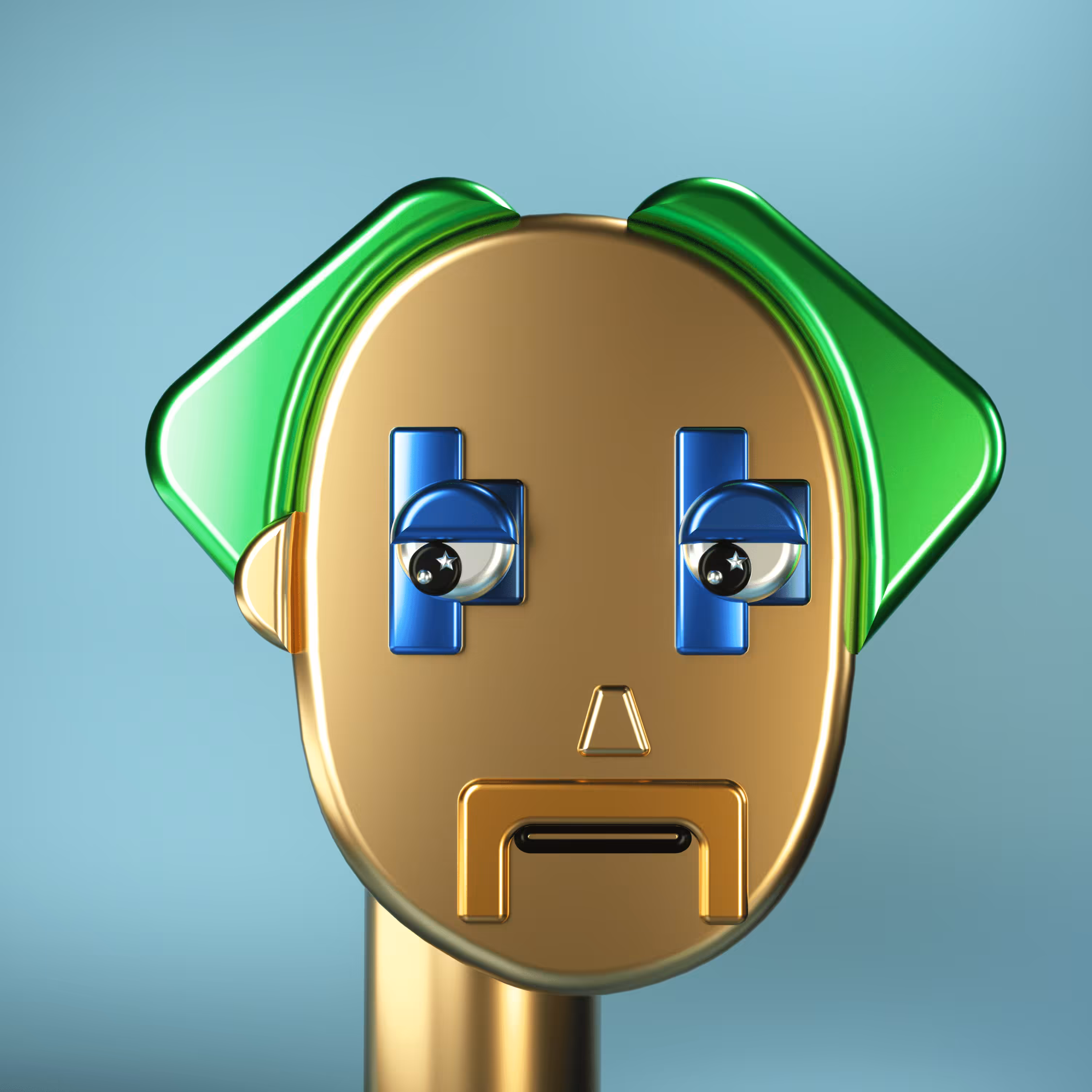 3D Chrome Punk #0940