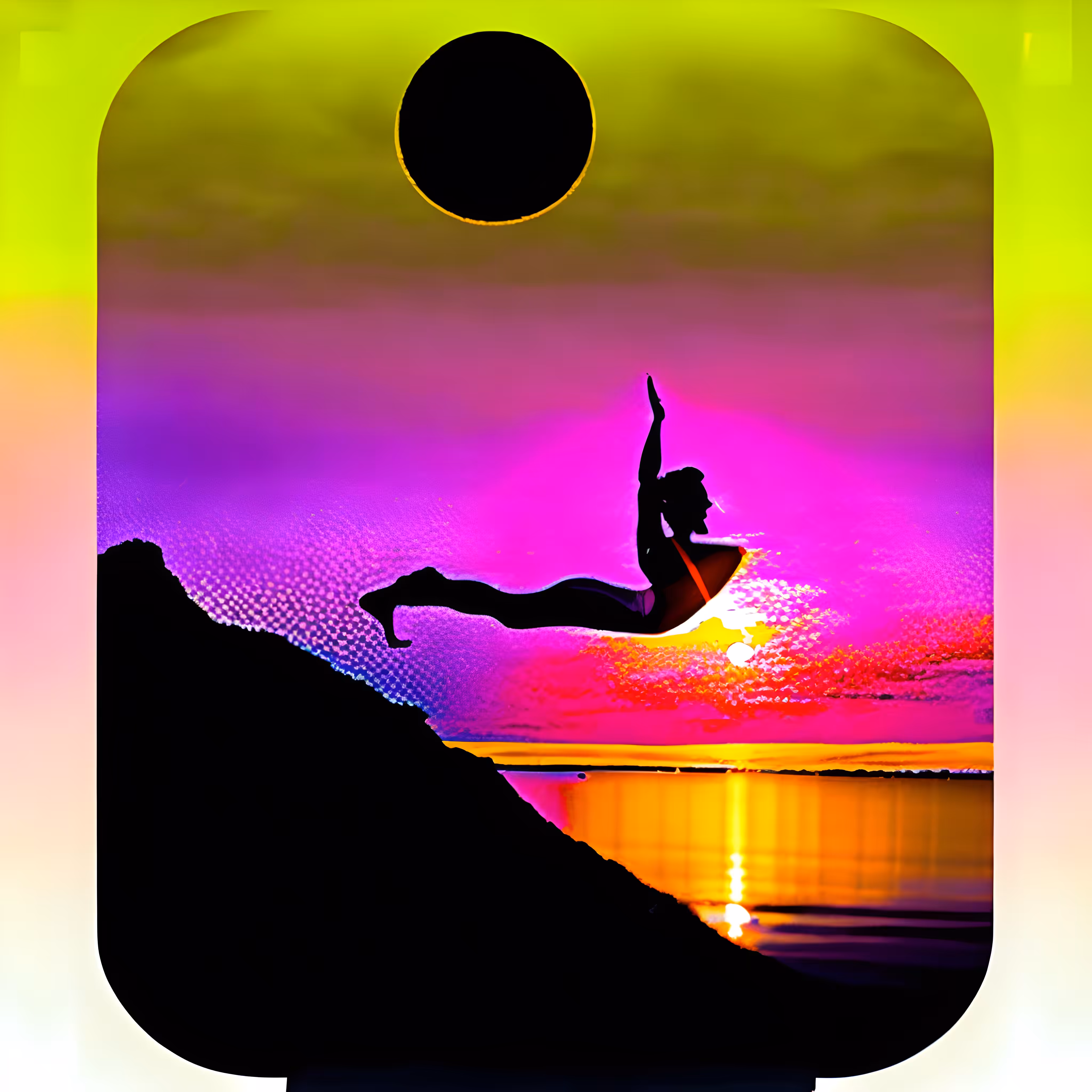 A Person Practicing Yoga in a Peaceful Setting