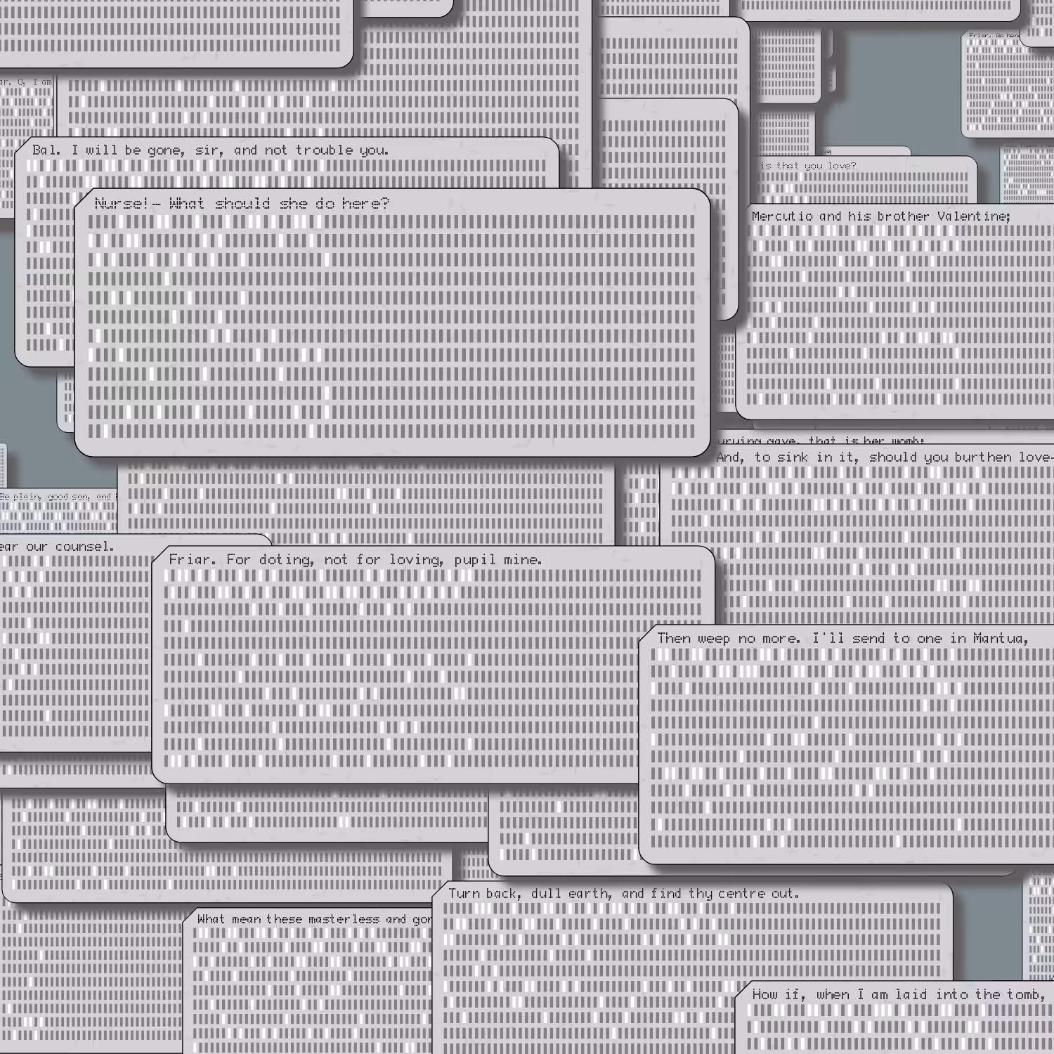Romeo and Juliet on Punched Cards (Free) #104