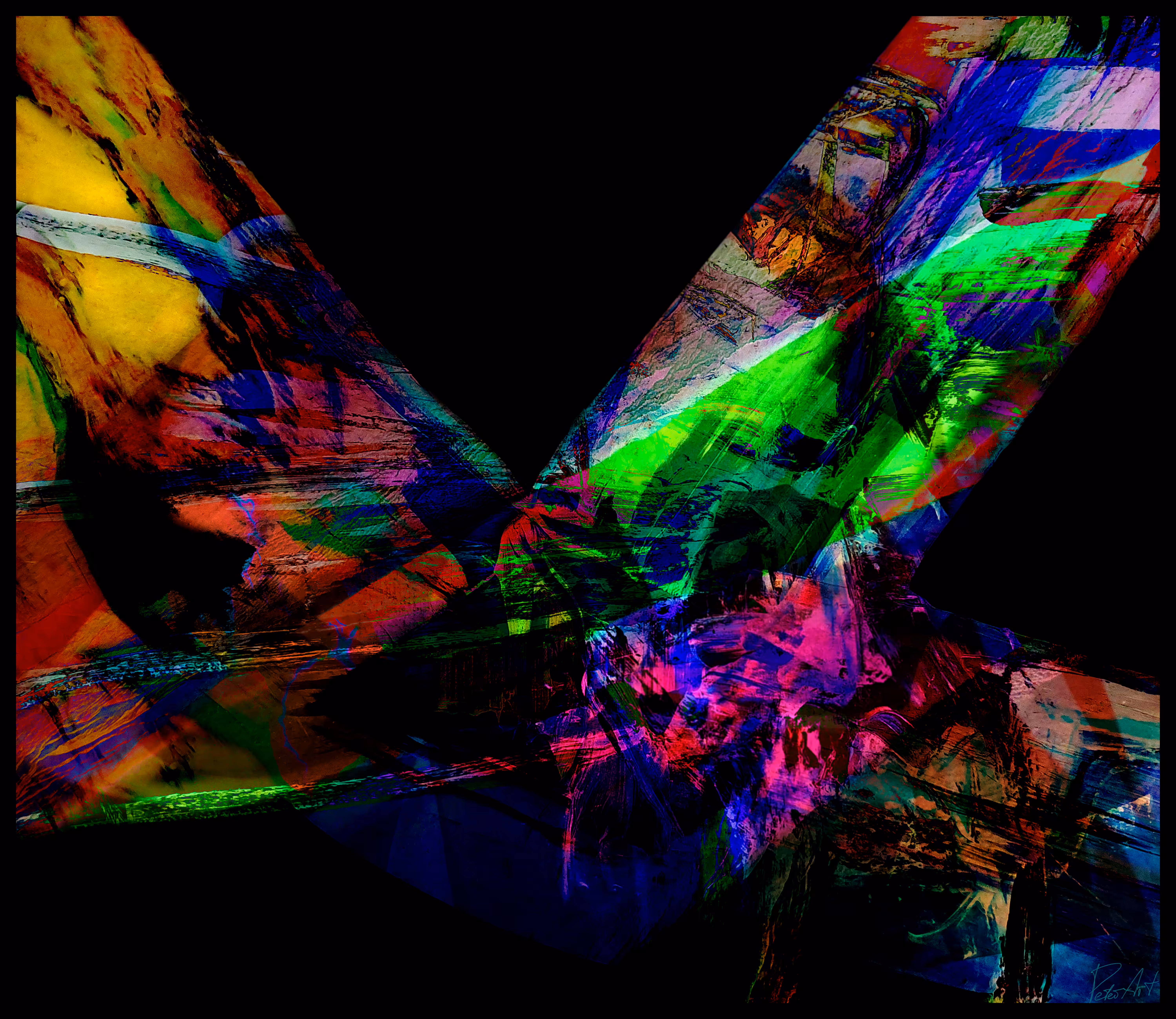 Dark Room. Alone with Myself