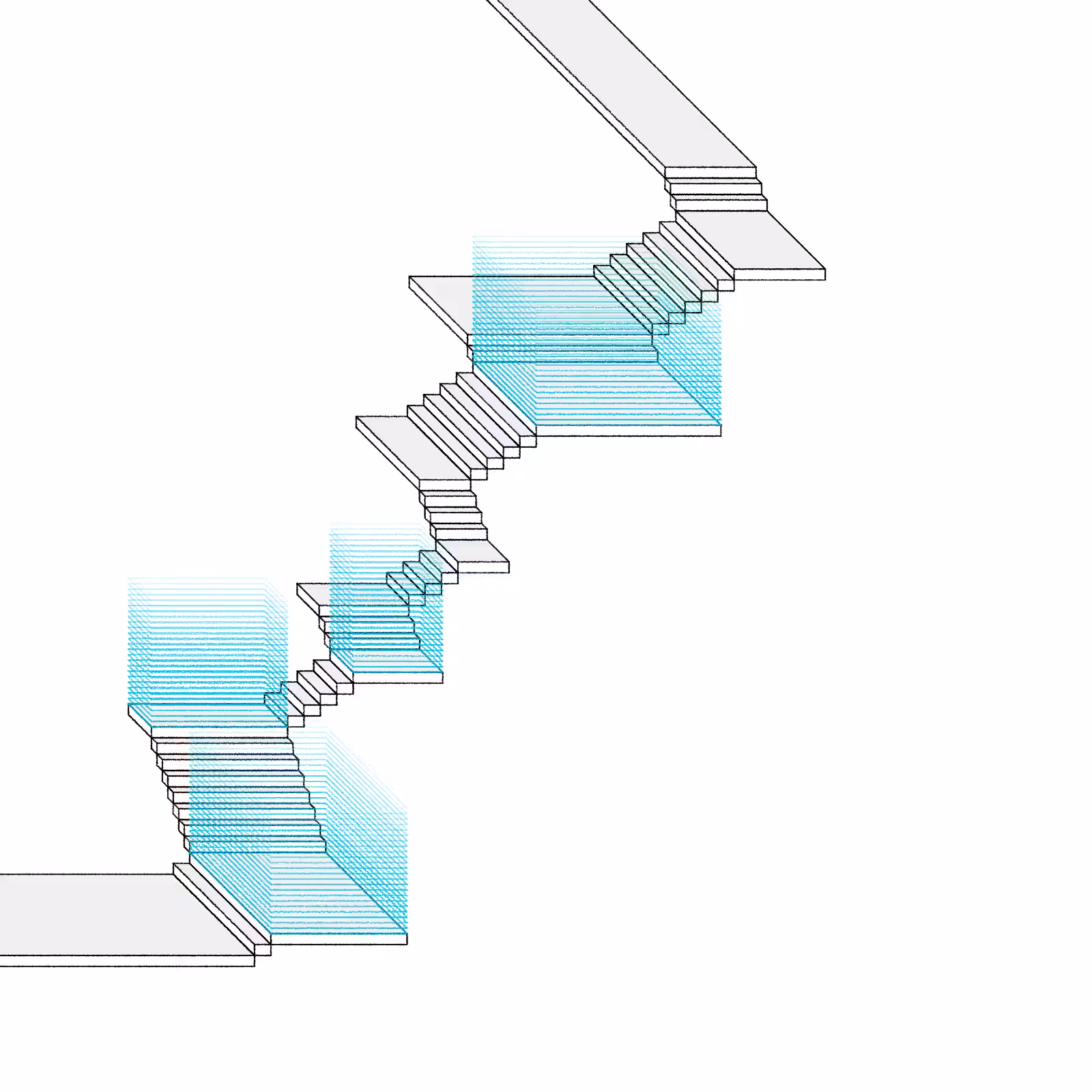 Stairs in a room #90