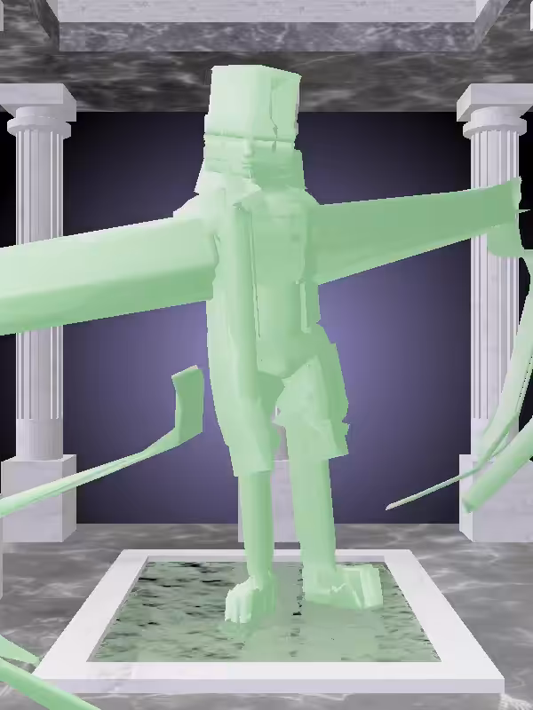 The Drunk Normie Green Man #4626