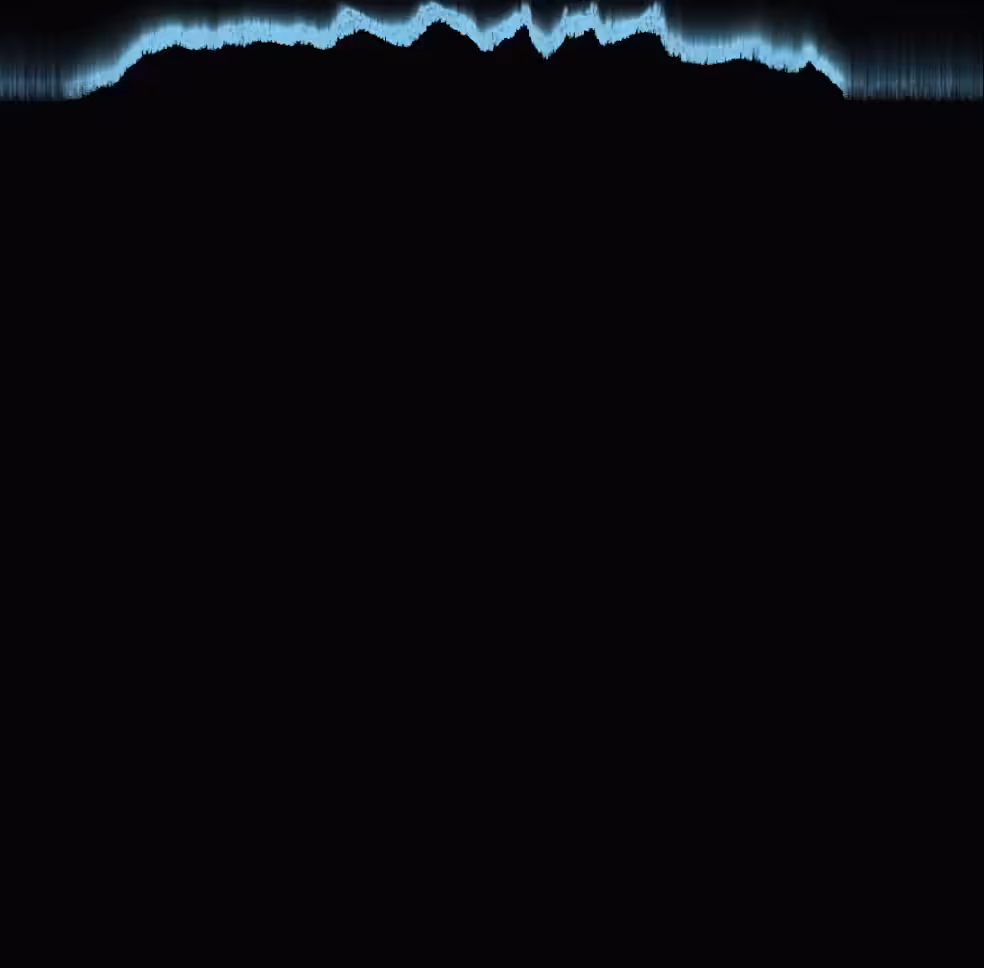 Raining Pixels #177 Sky Blue, Matrix Style
