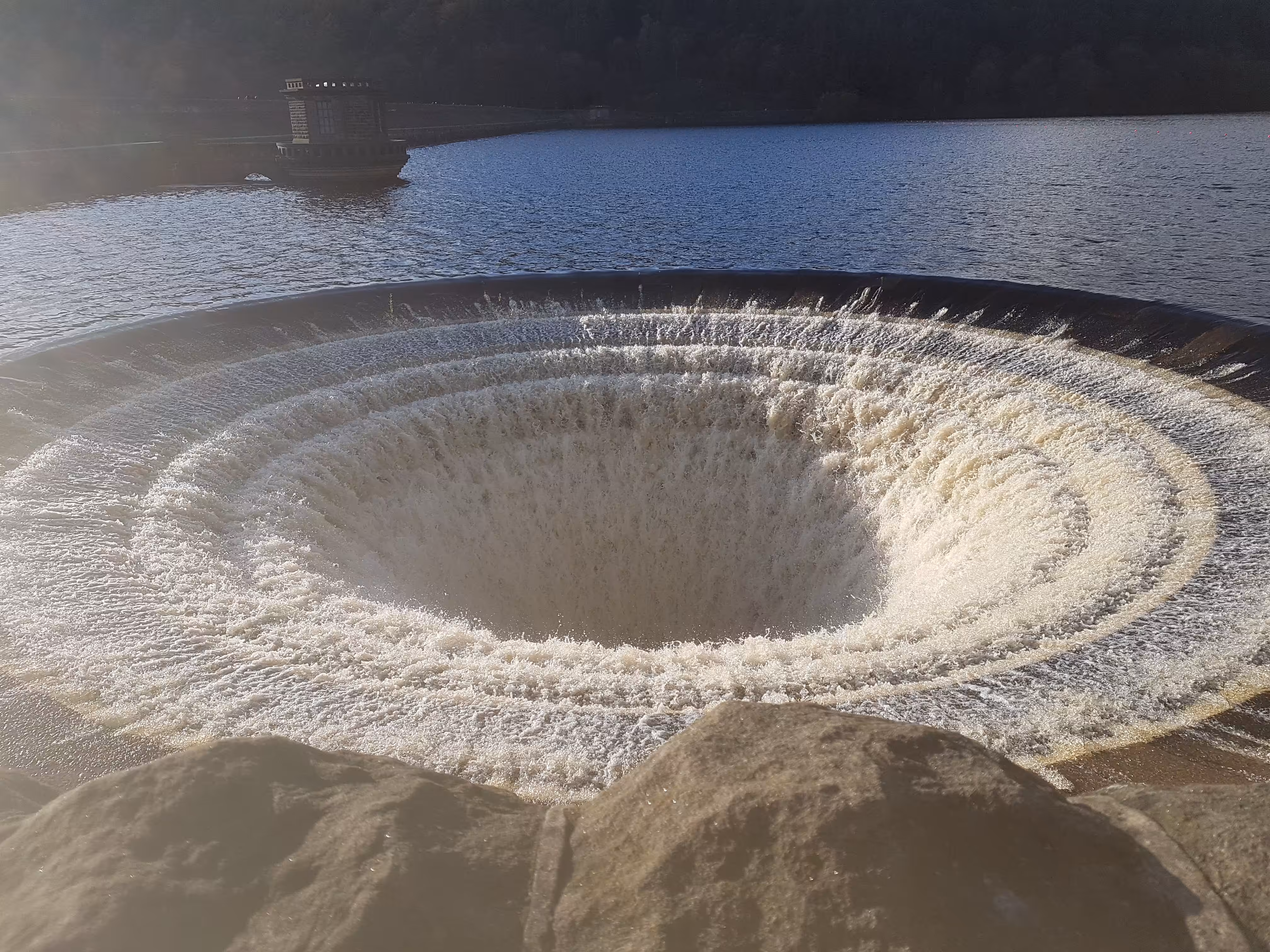 Ladybower Reservoir Plughole