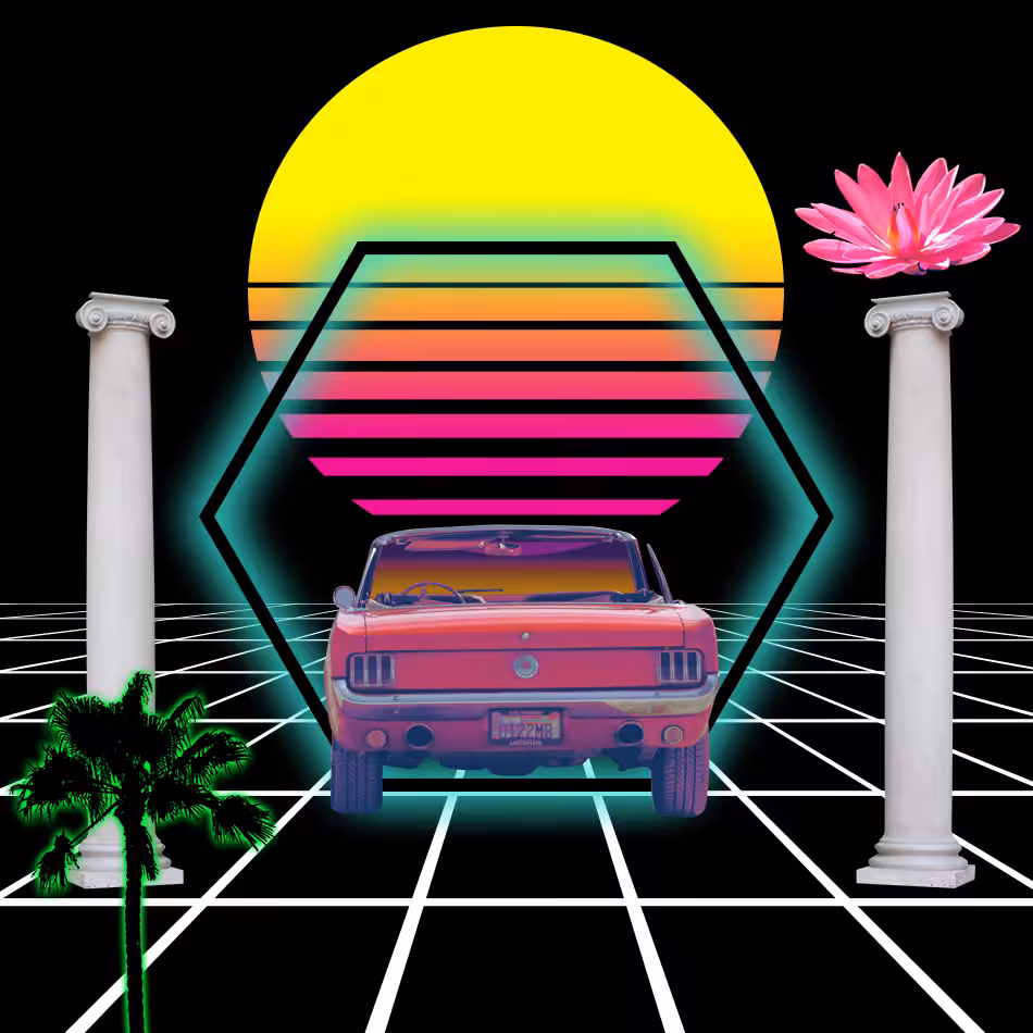 S Y N T H W A V E Nightlife Generator #84