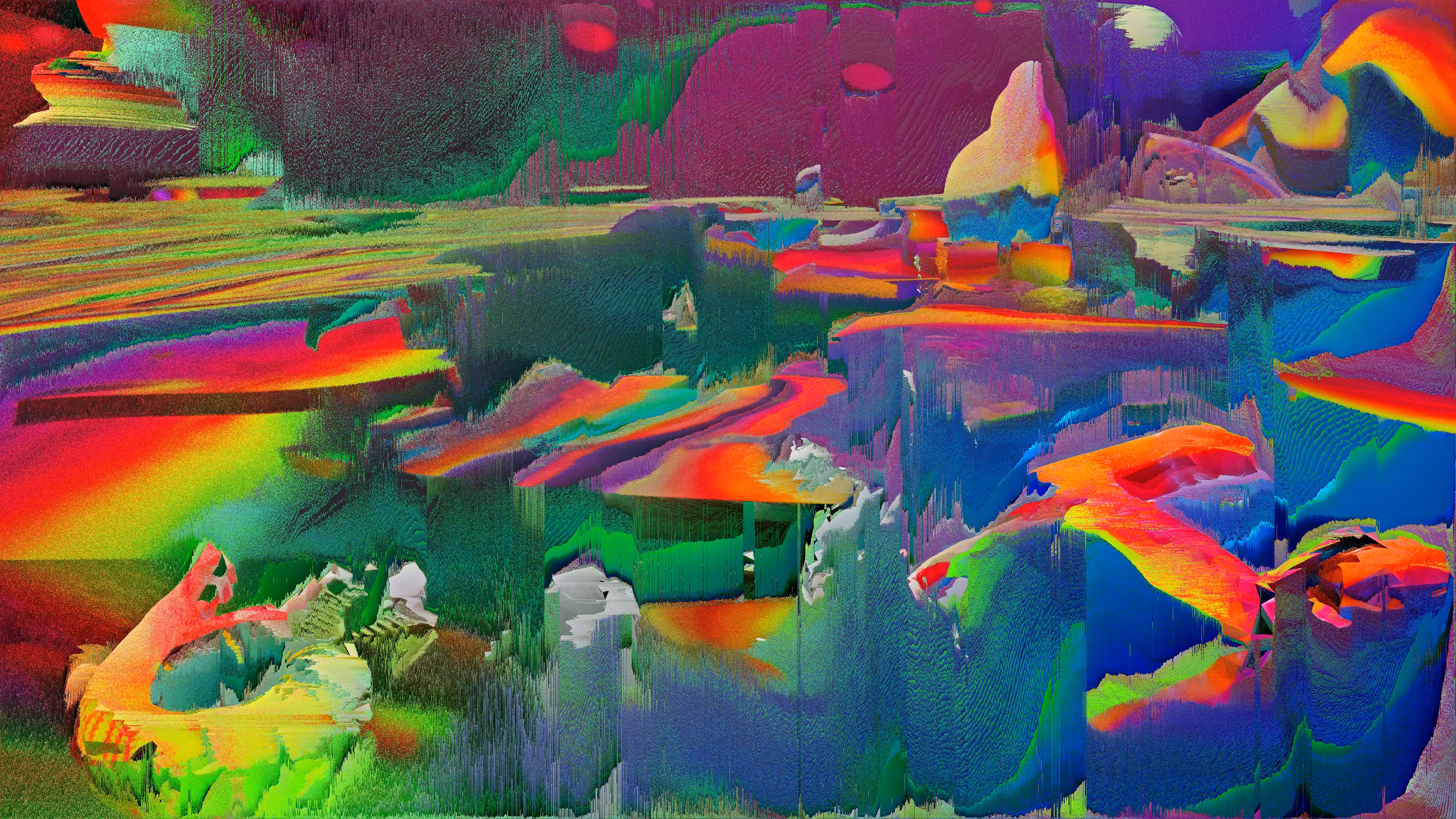 Sandbanks and Reflective Pools in Mid-Sinzsz