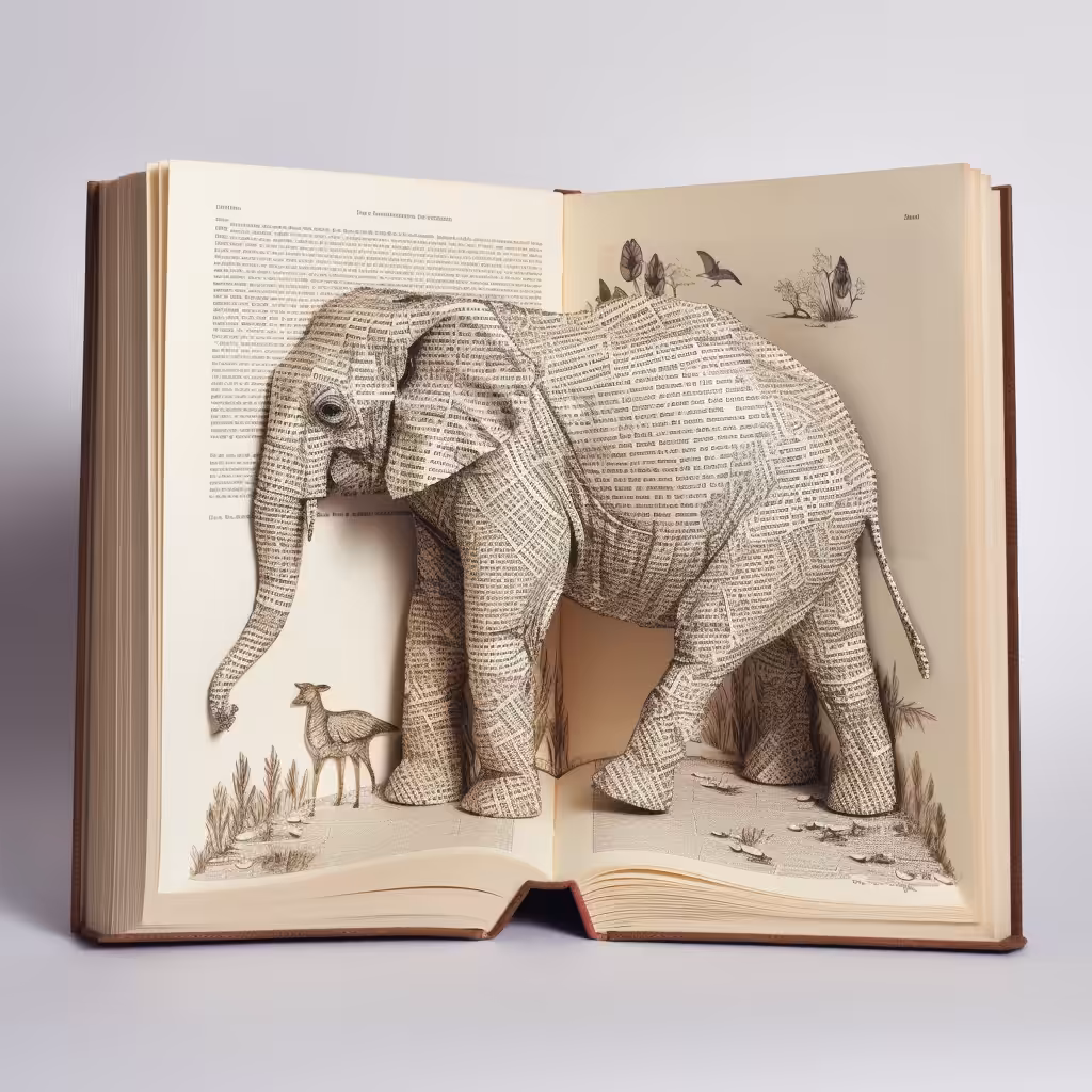paper elephant IV
