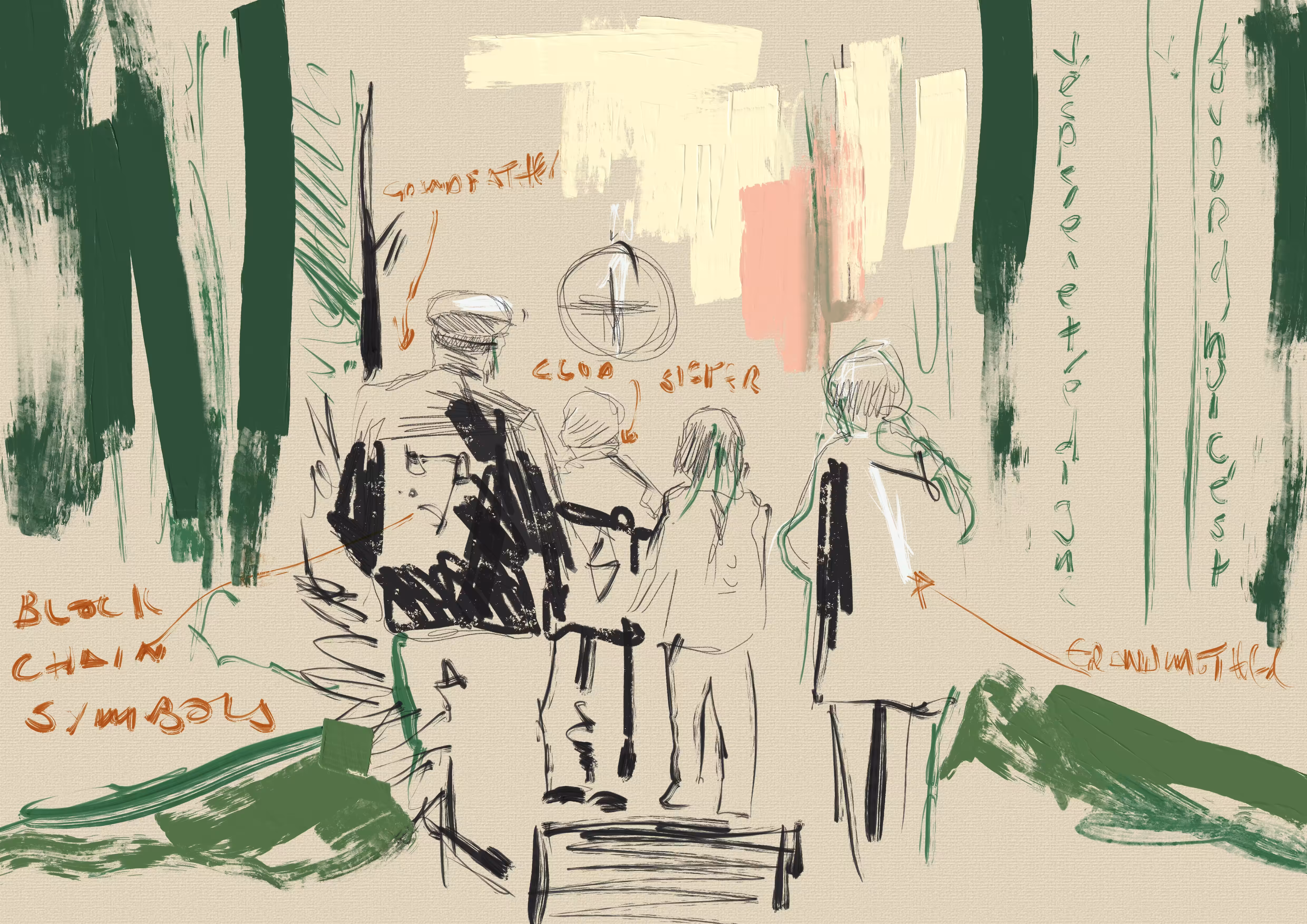 Eternal Guidance (Drawing Study A)