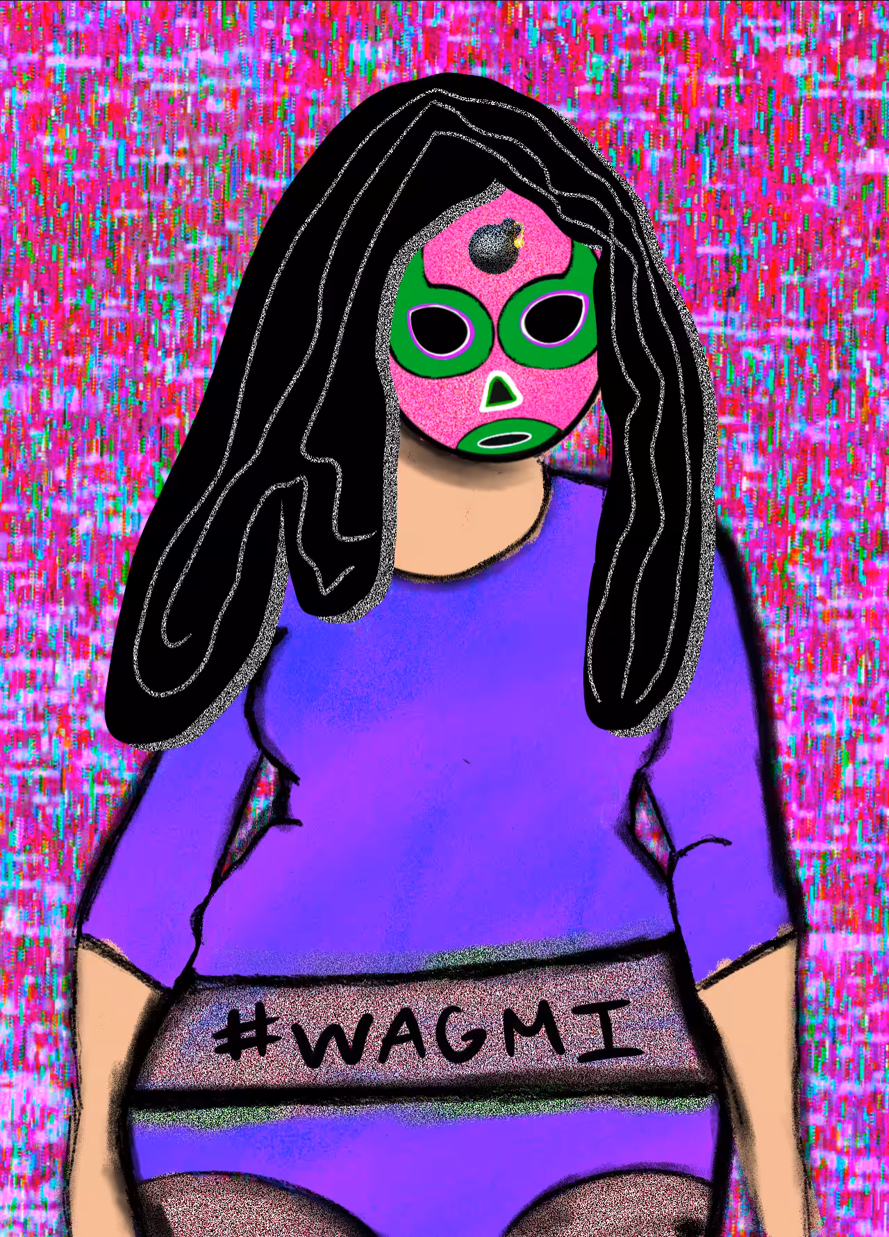 NFT luchadora #28