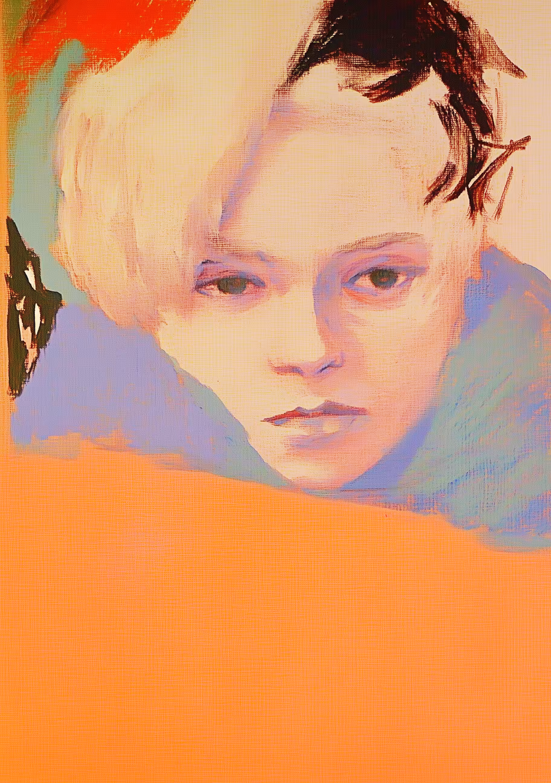 Face in the Quiet Blaze
