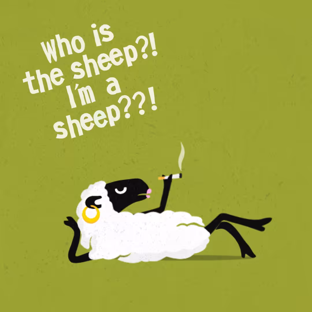 I'm a sheep ??!