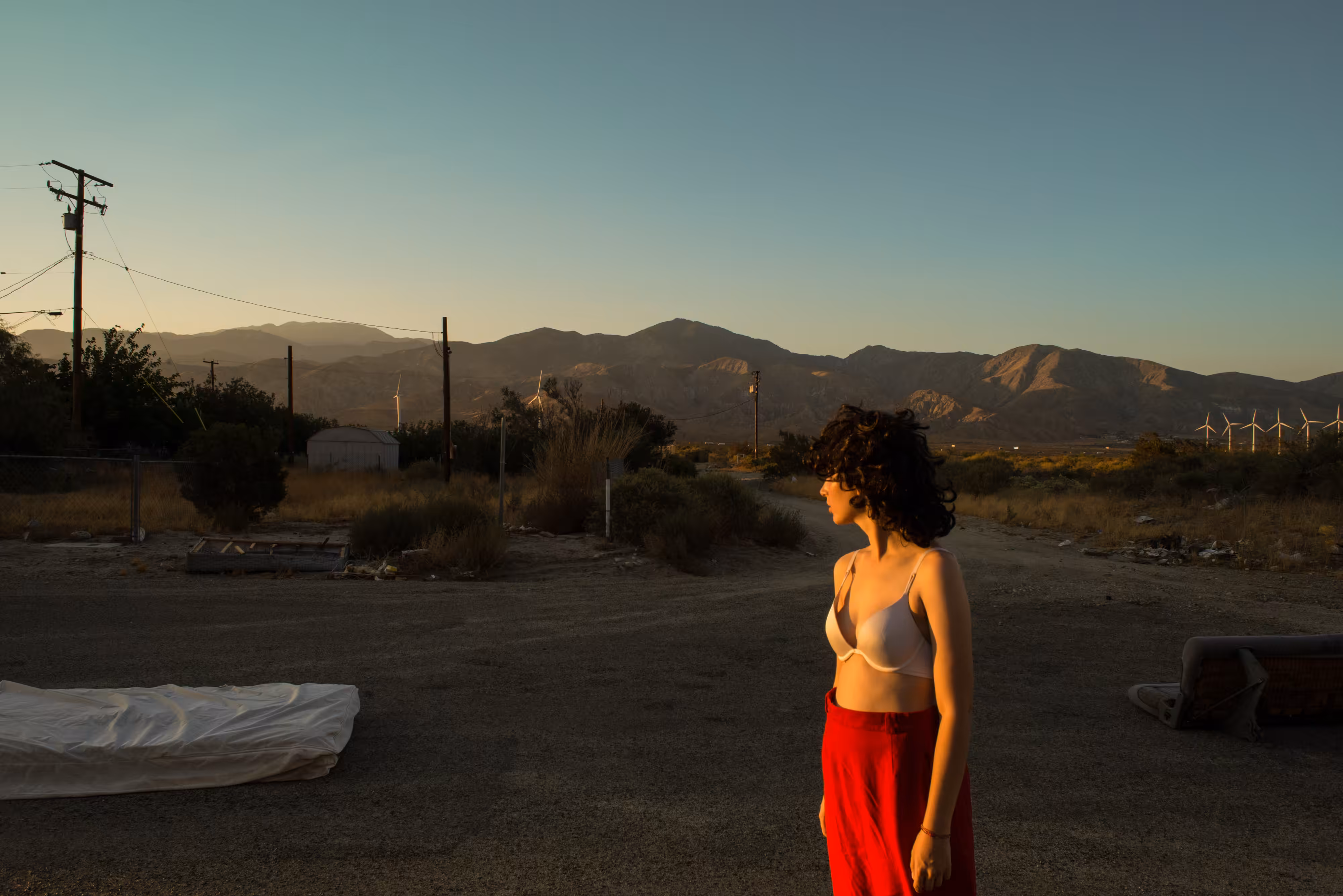 Barren Land (self-portrait)