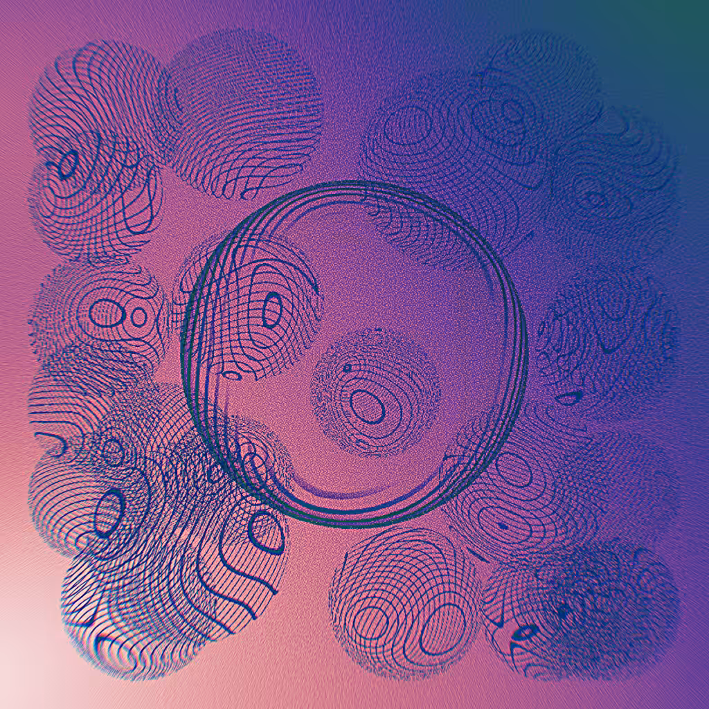 Moiré Meditation #11