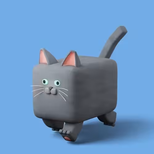 CryptoCubeCat #11 RussianBlue