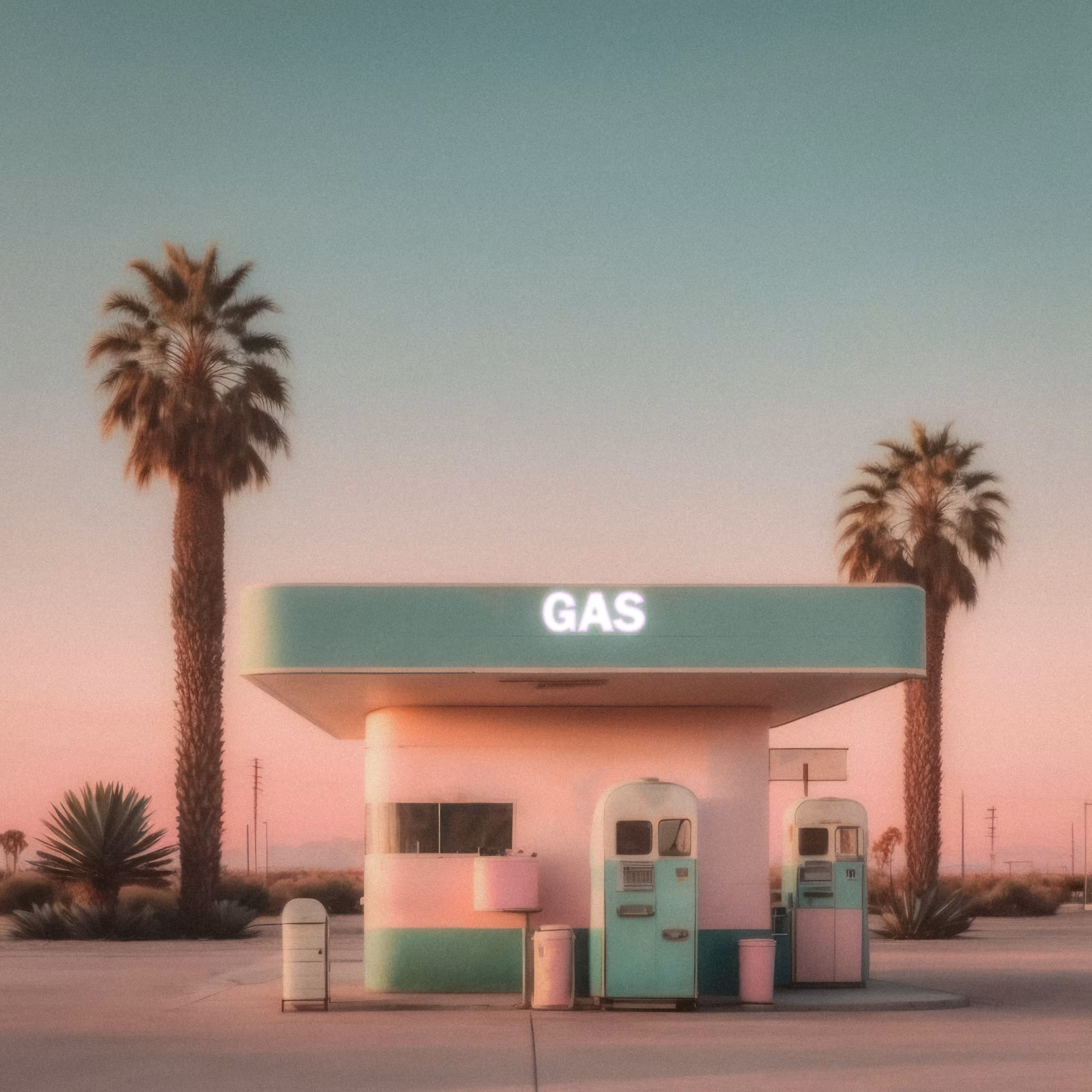 gas station