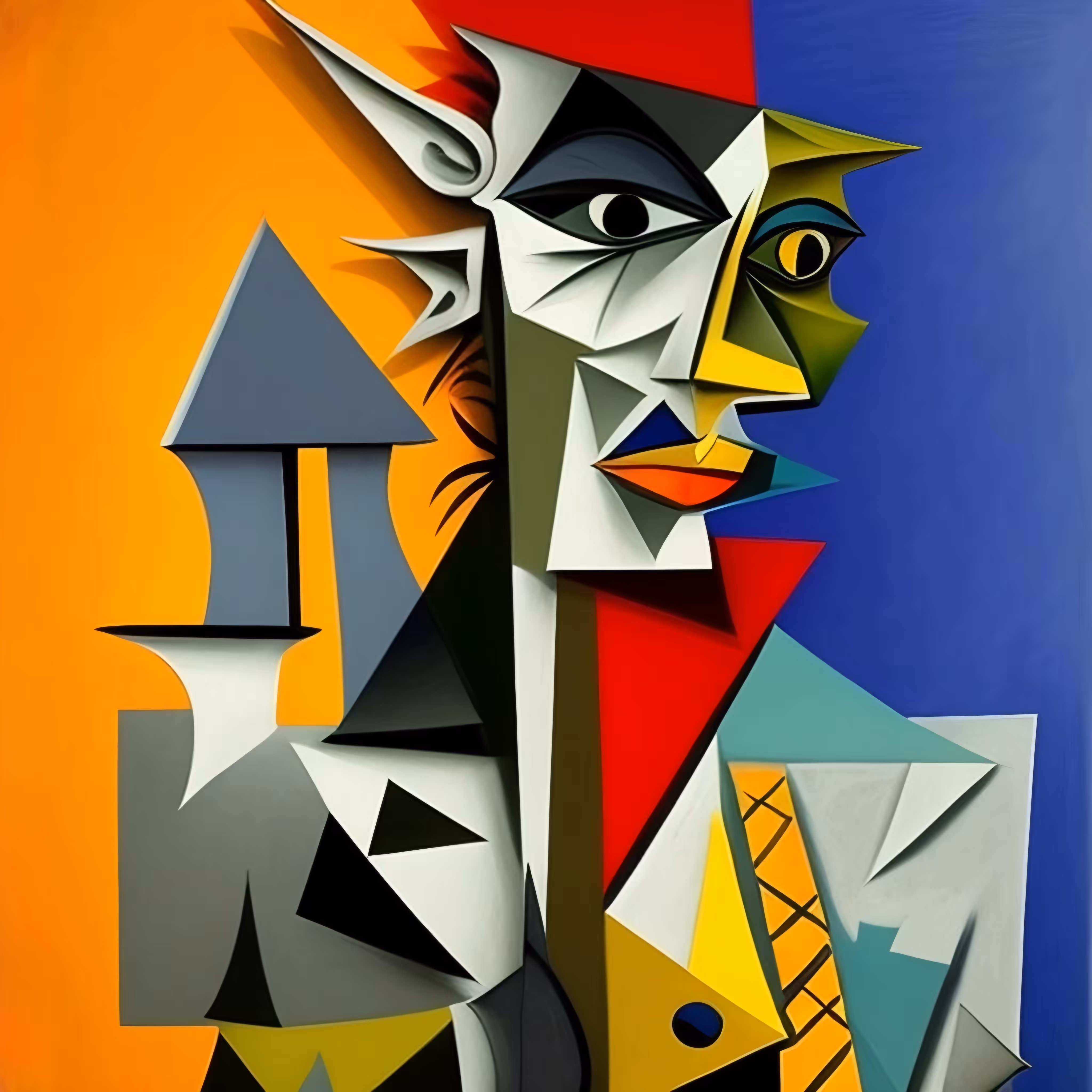 Cubist #82 (Vampire #2)