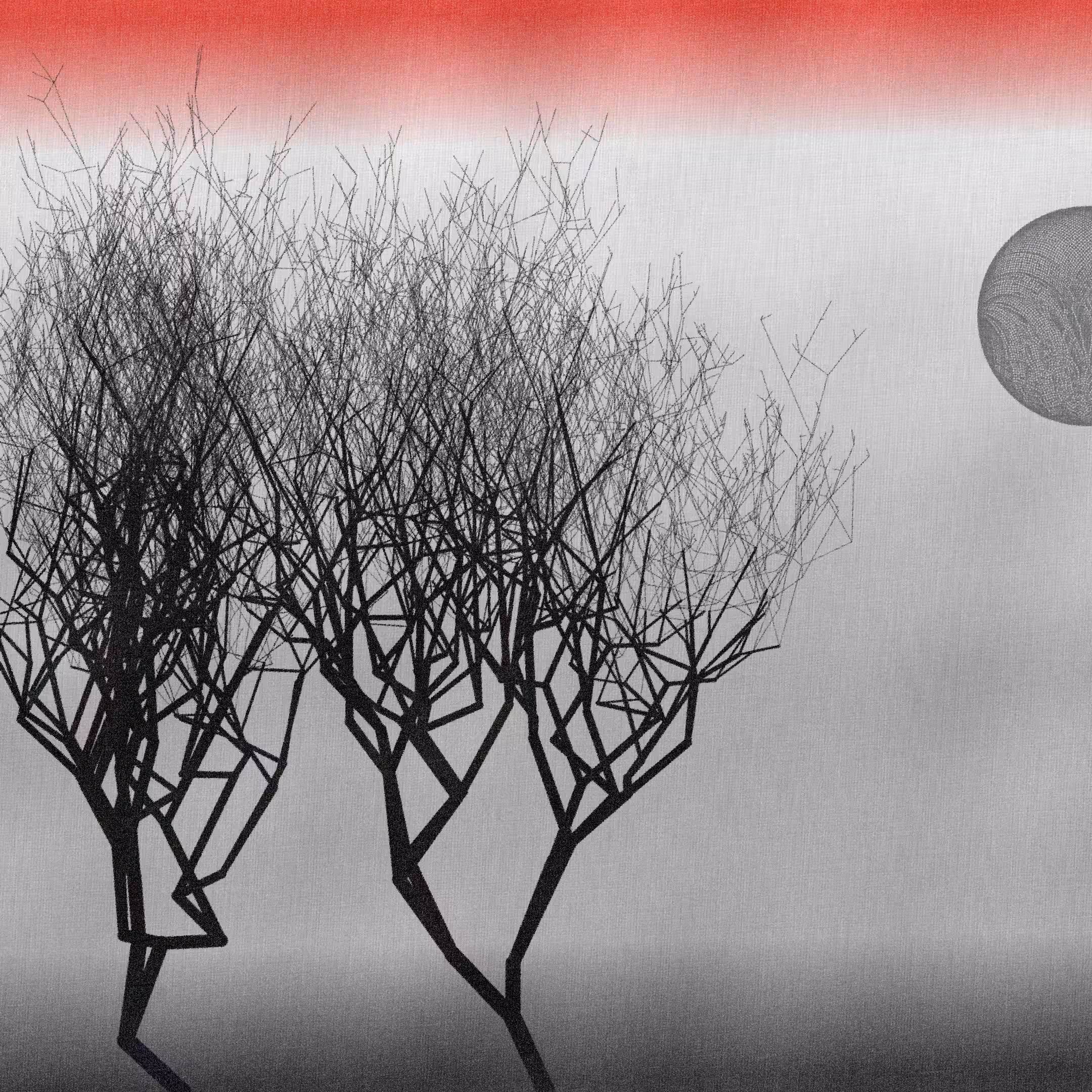 Three dead trees on earth #14