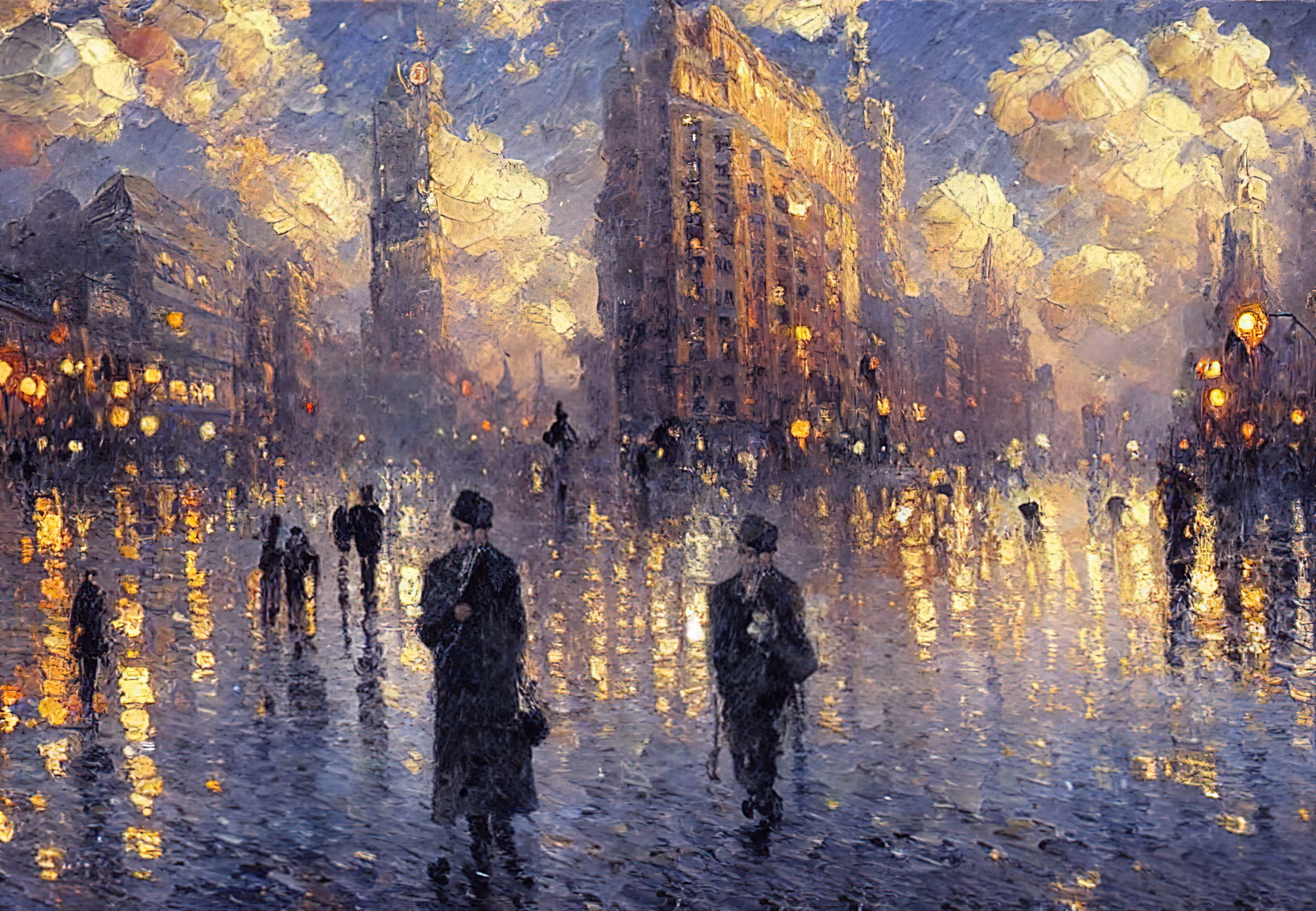 pAInting: City Life #4