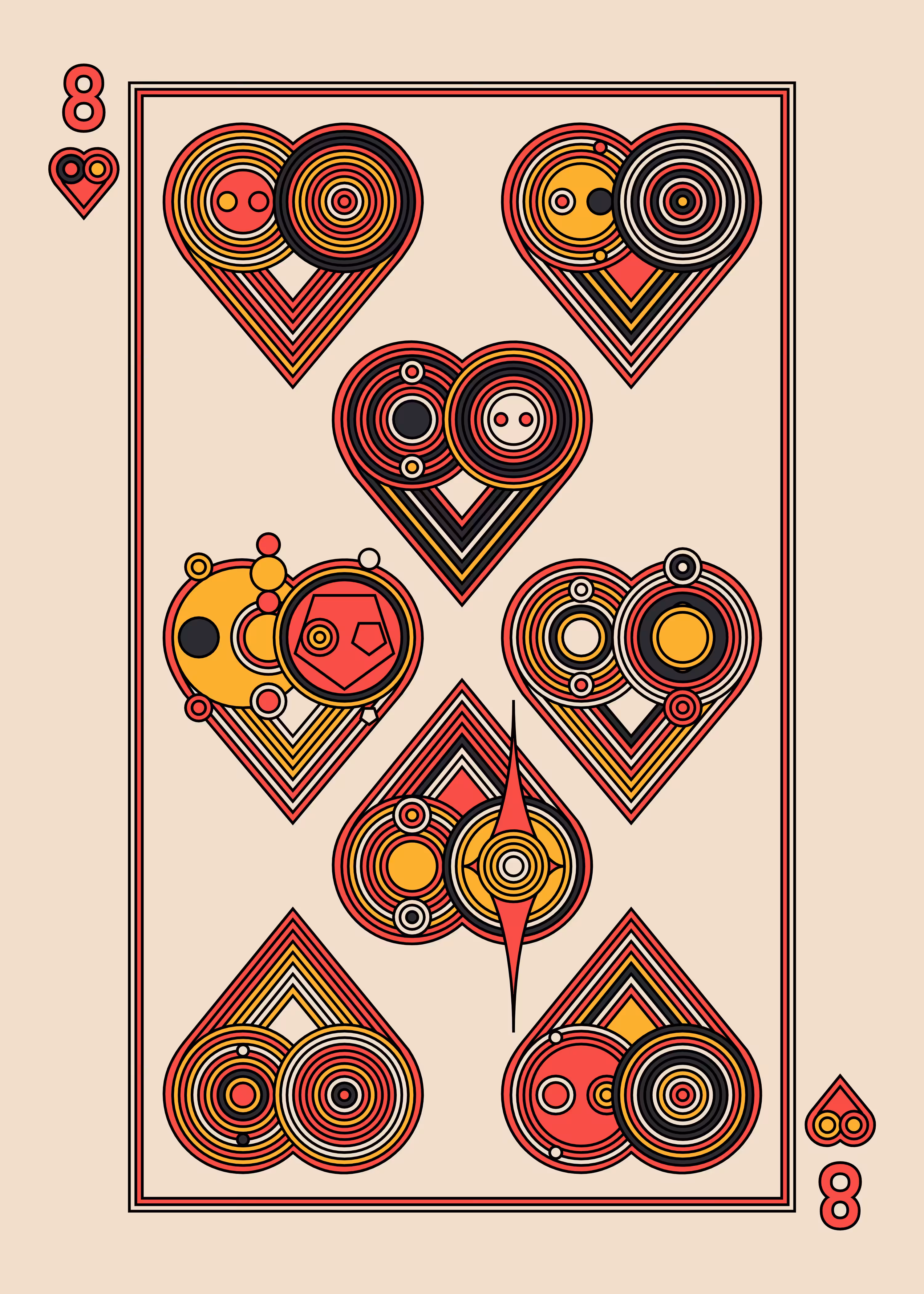 Eight of Hearts Light
