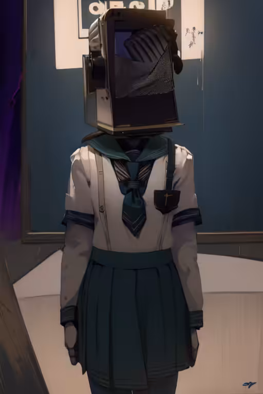 Strange head