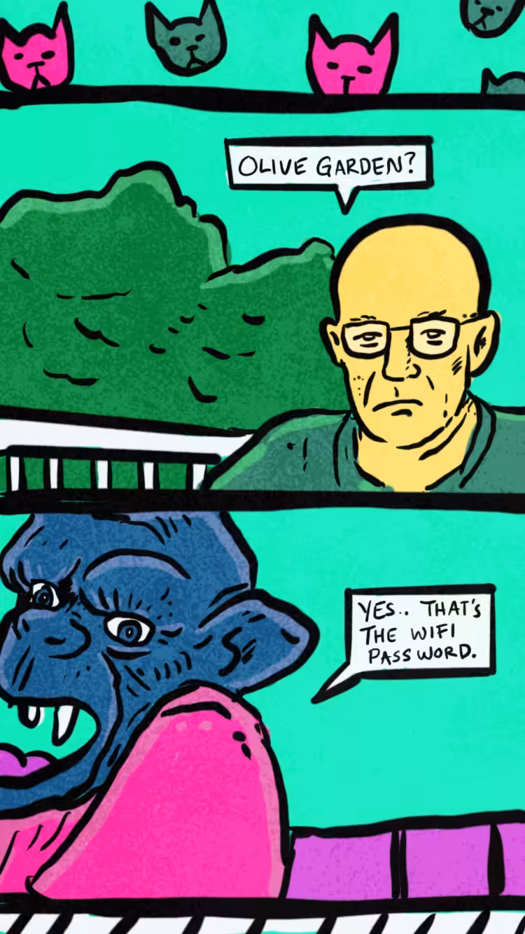 Wifi Password Comic