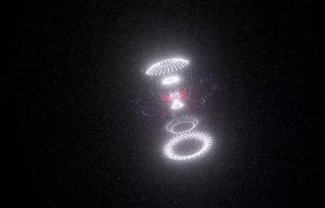Abstract dance of light 