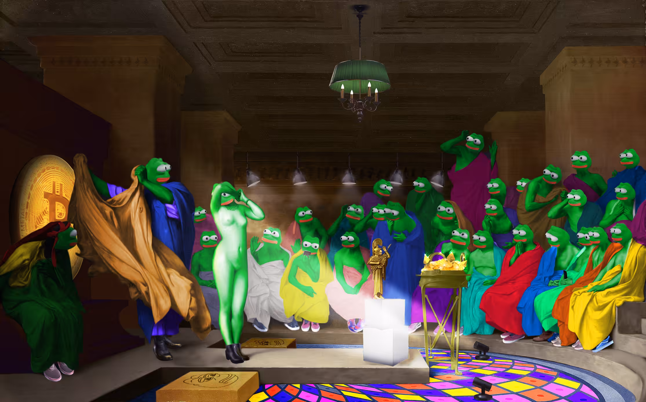 Pepe Phryne before the Areopagus