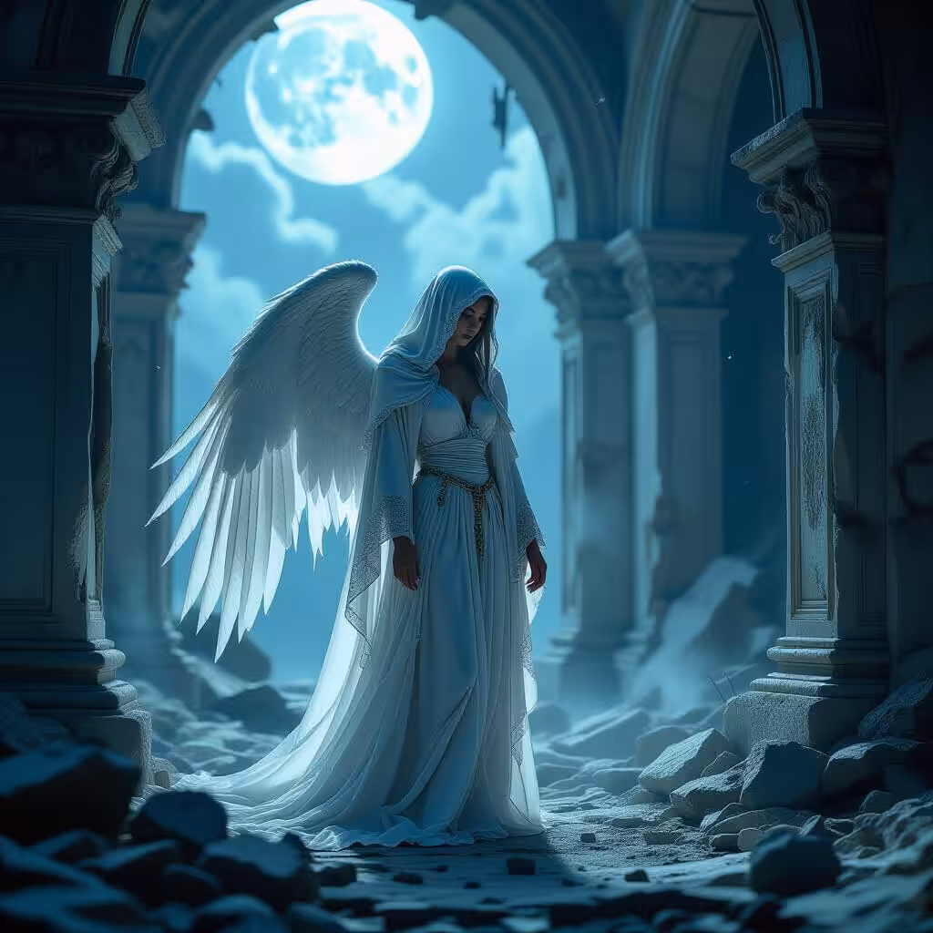 NightCafe Creations: Among the Ruins 1
