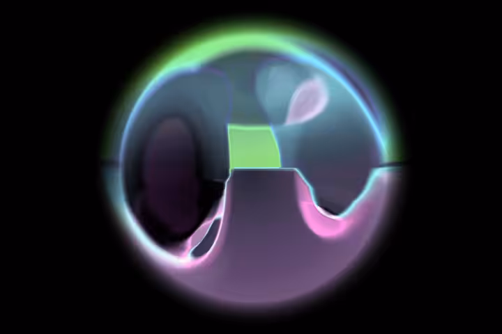 Spherical Abstract Moon 2