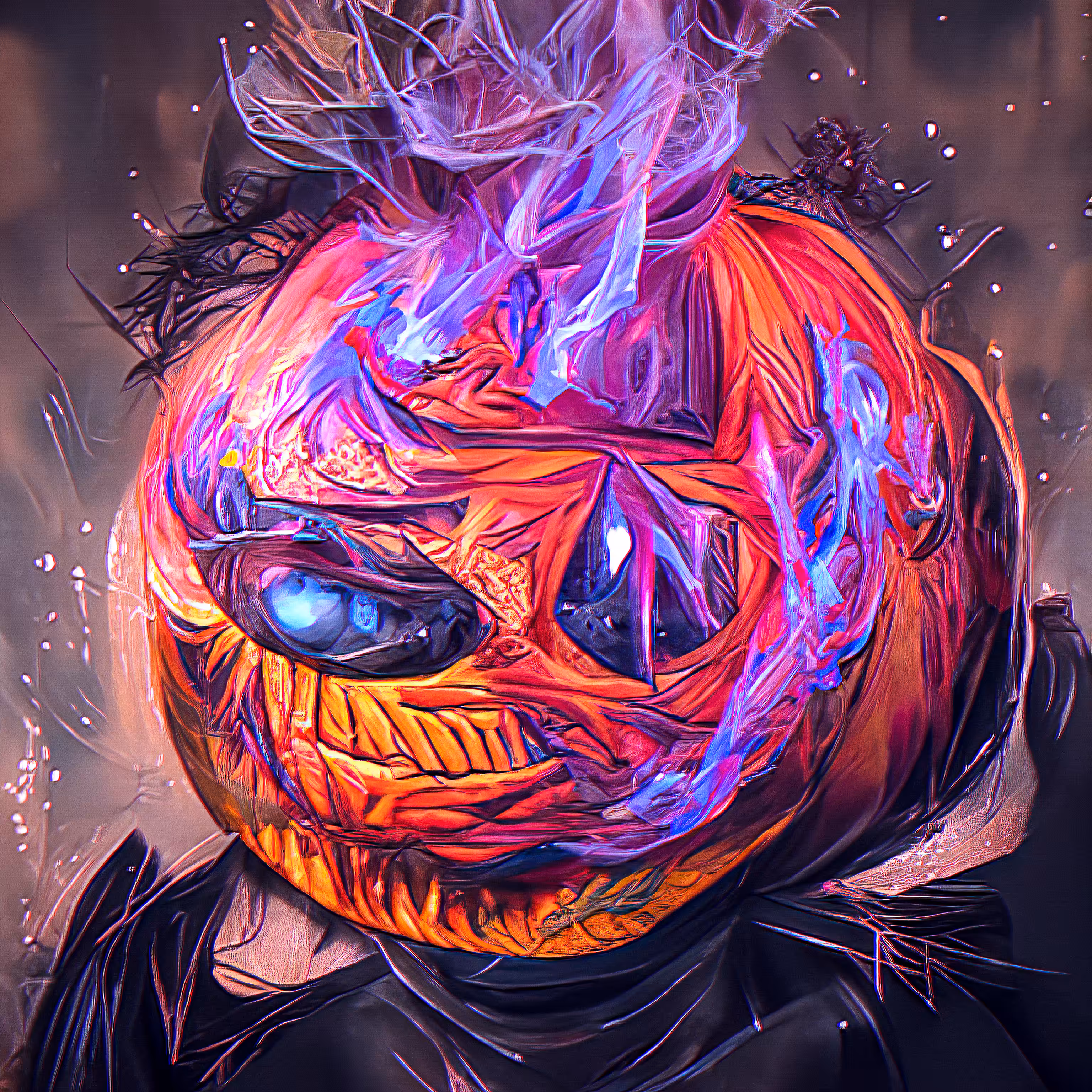 Psychedelic Pumpkins #4