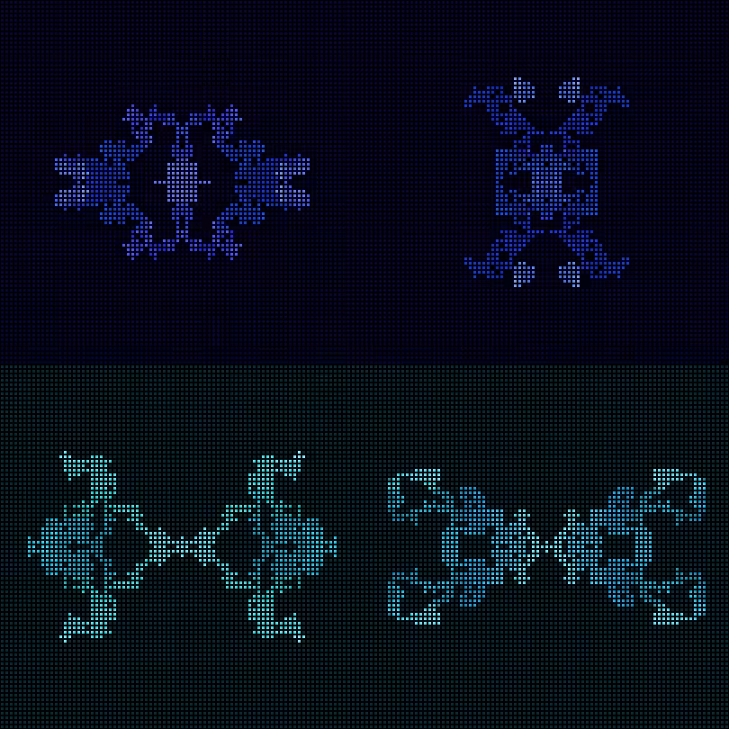 Dither Creatures 2x2 #87