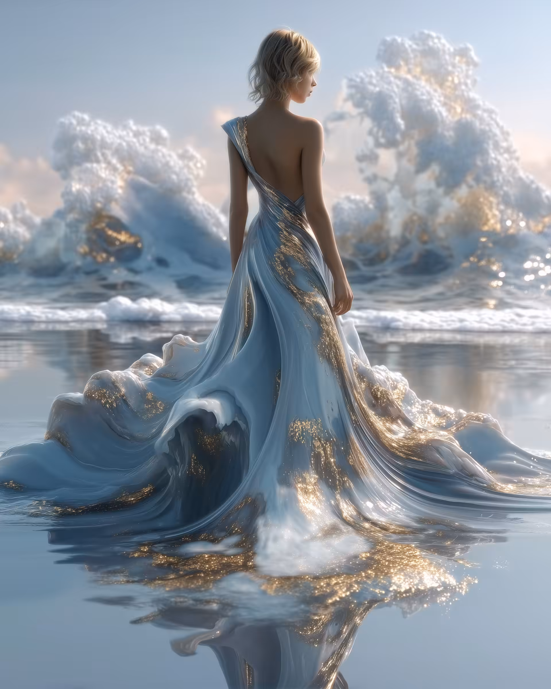 Azure Beneath the Tide