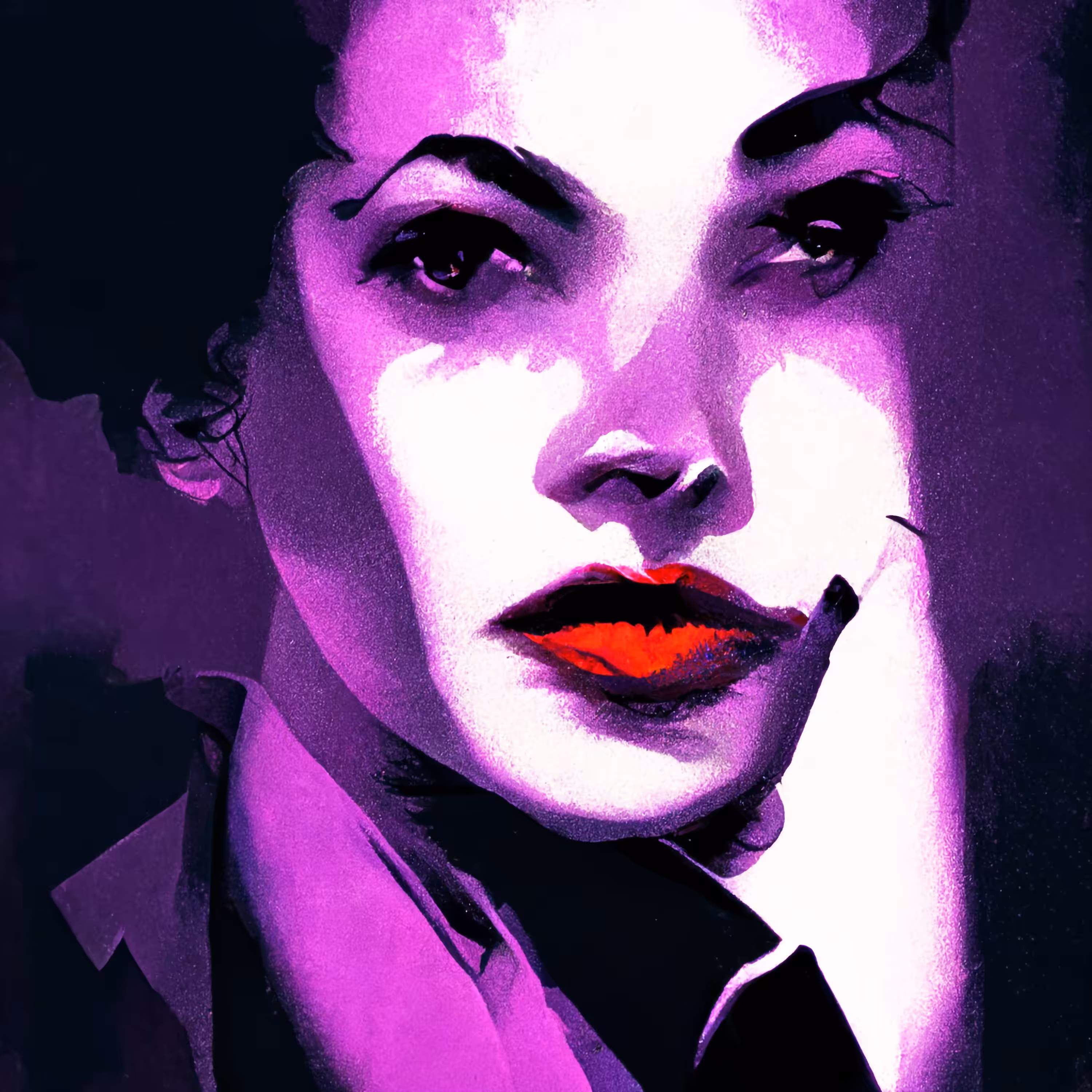 Femme Fatale Pondering
